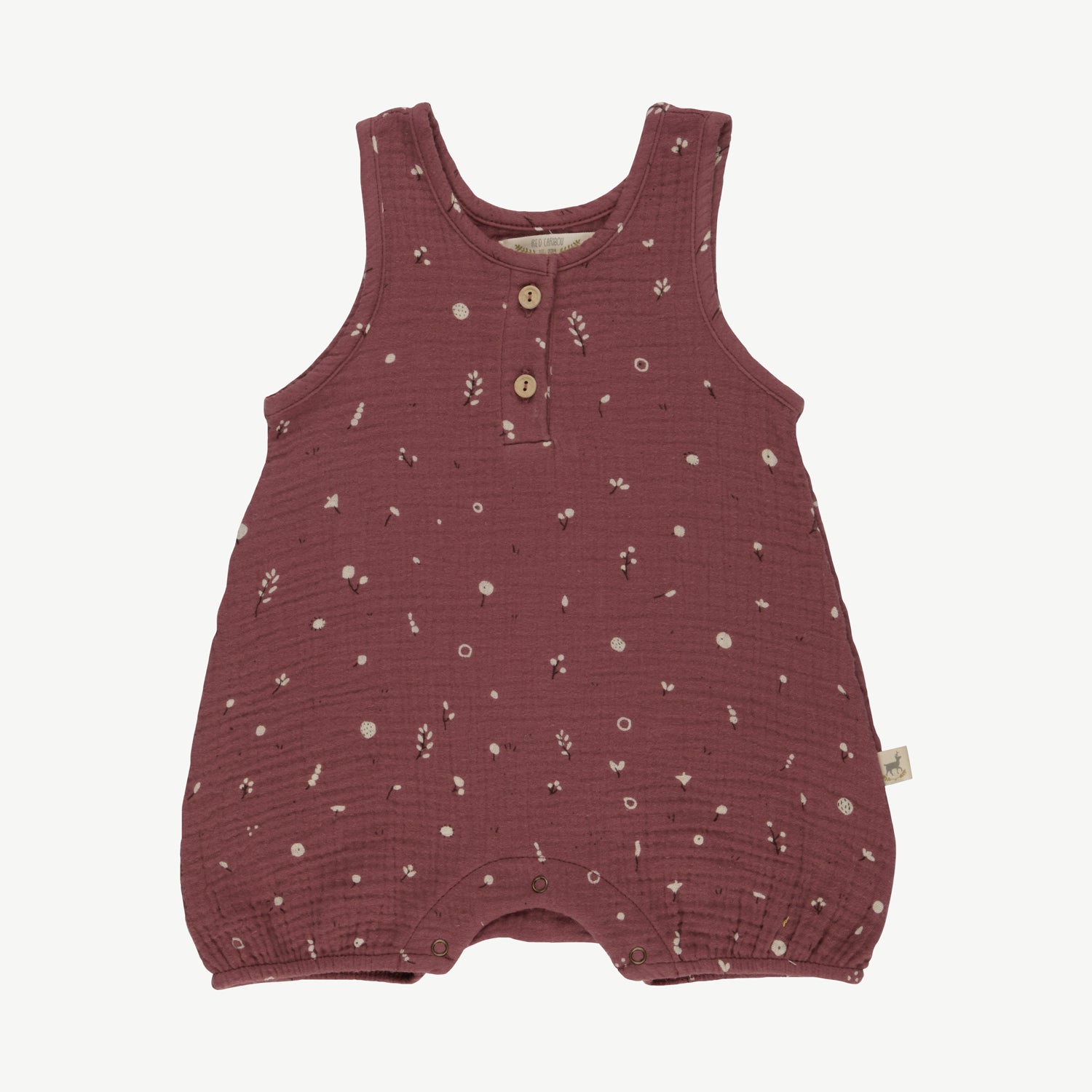 Romper 'dusty bloom' light mahogany