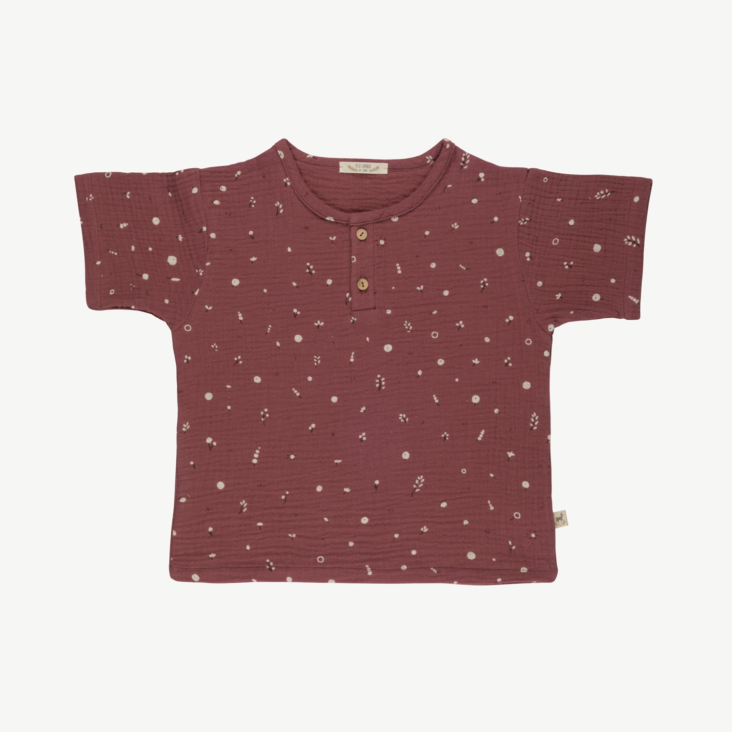 Top 'dusty bloom' light mahogany