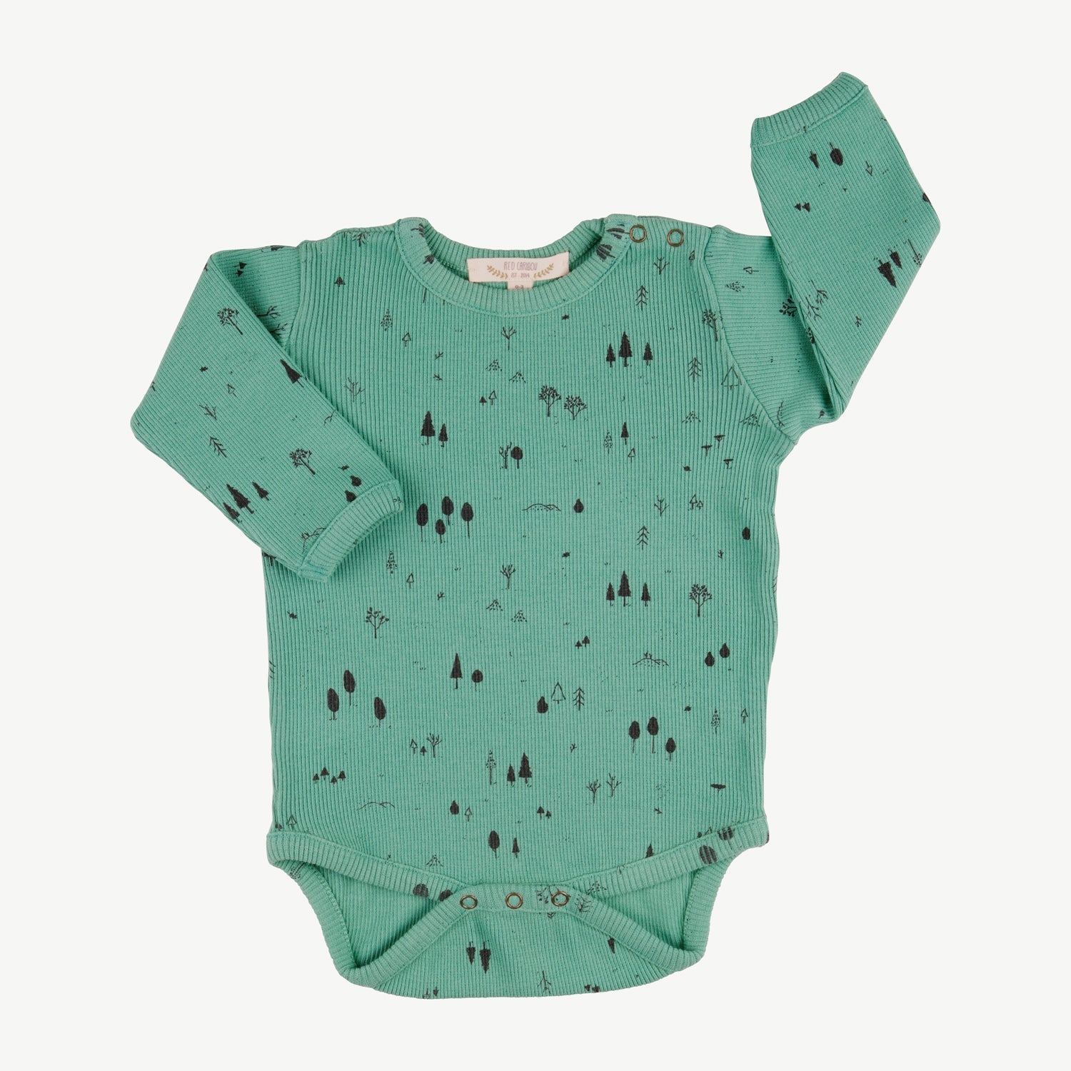 Body rib 'the woods' malachite green