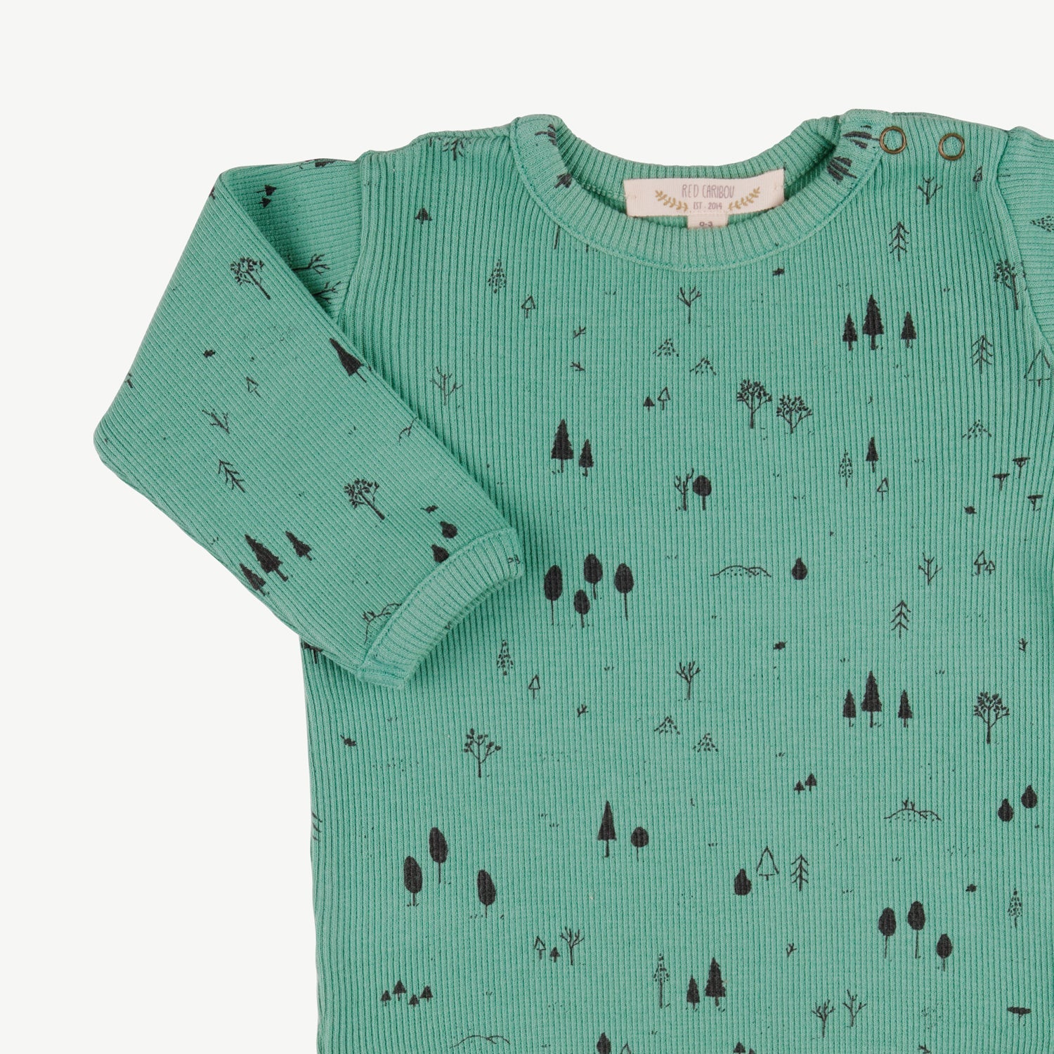 Body rib 'the woods' malachite green