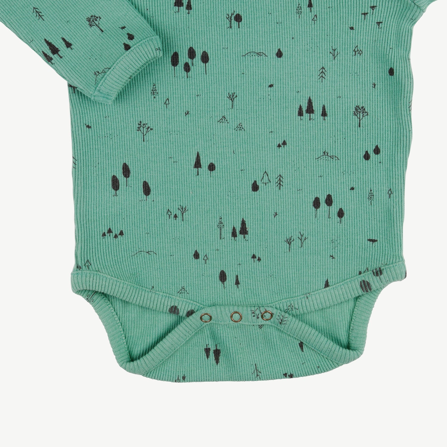 Body rib 'the woods' malachite green