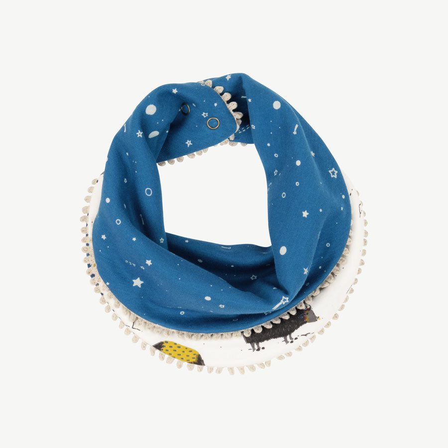 Bandana reversible 'yak's journey' ecowhite