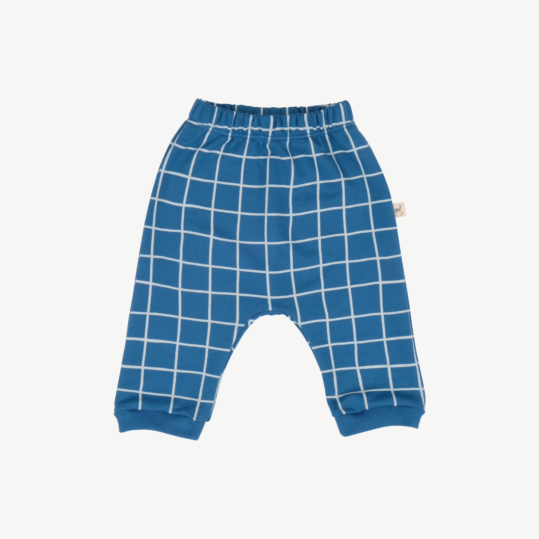 Jogger 'mountain checks' dark blue