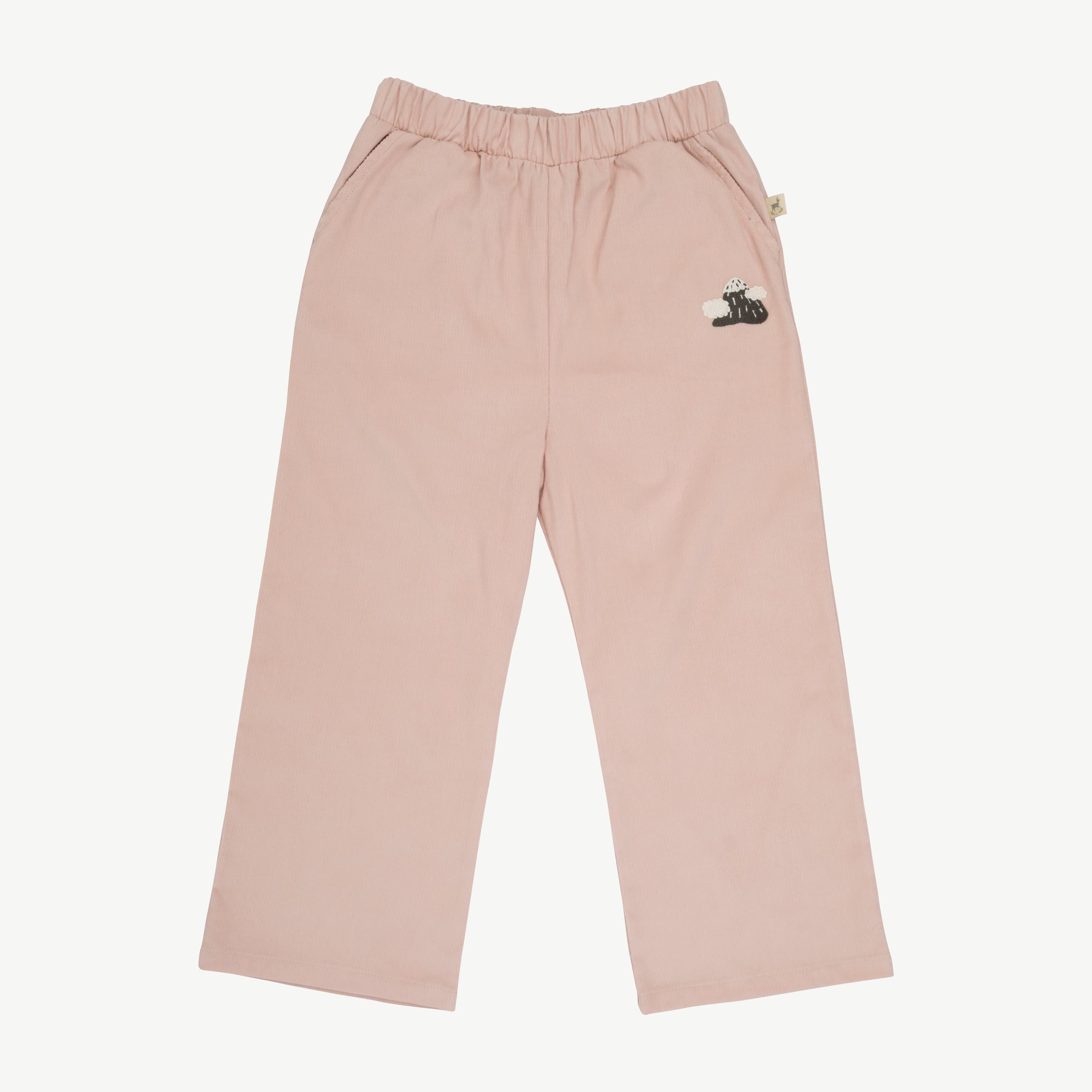 Pantalón corduroy 'patch' rose glow