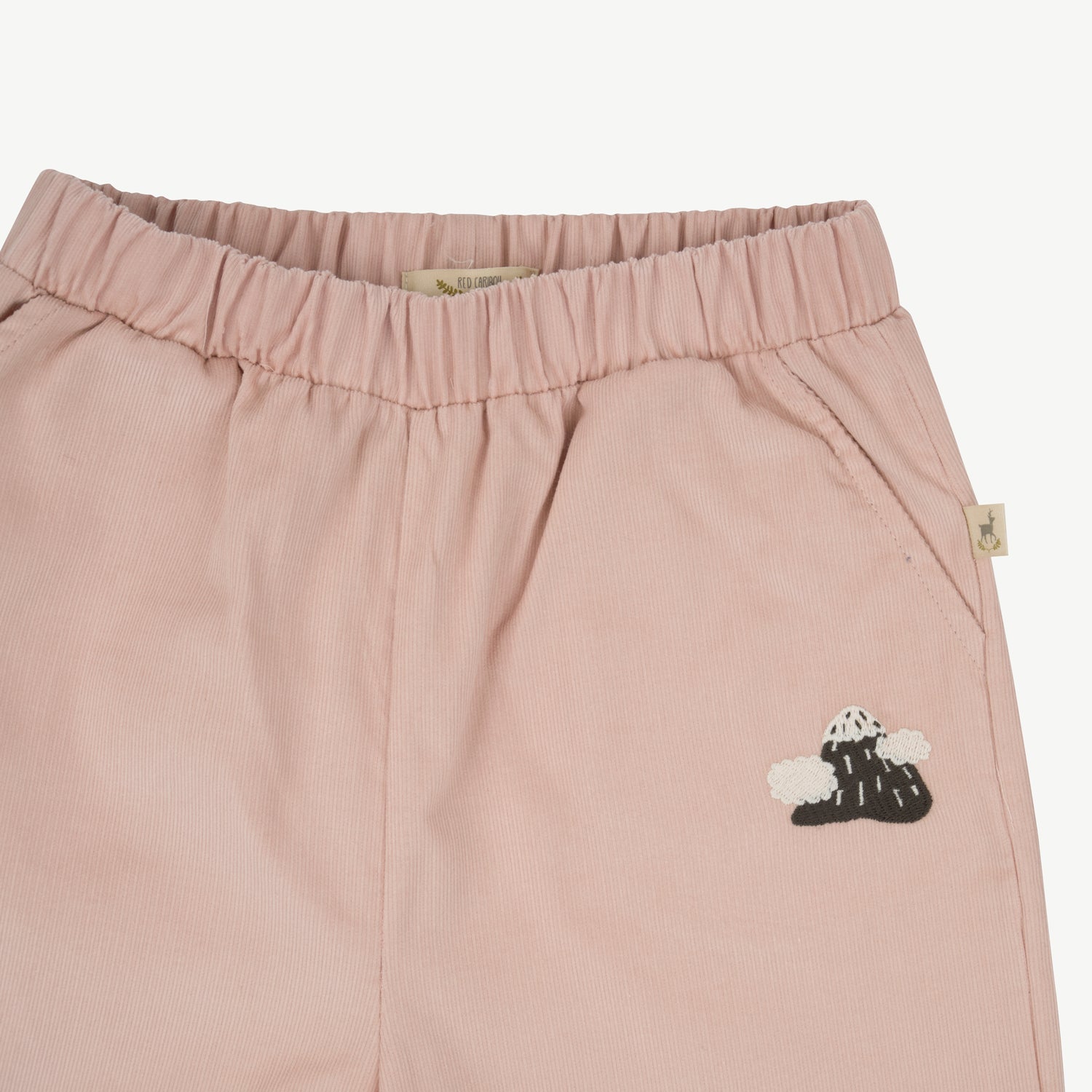 Pantalón corduroy 'patch' rose glow