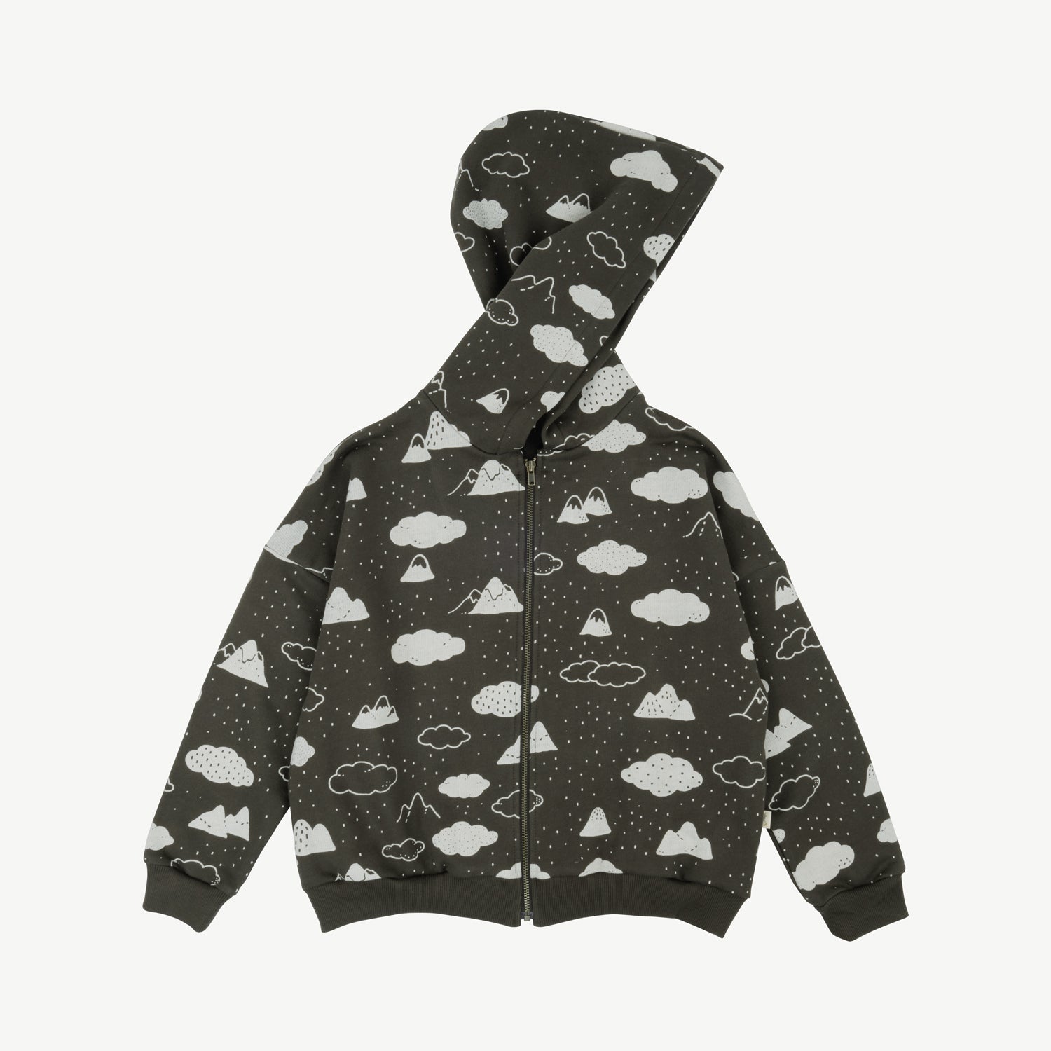 Polera con capucha 'amongst the clouds' beluga