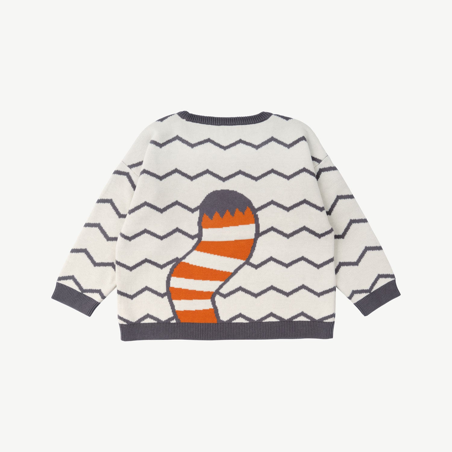 Chompa tejida 'grr panda' multi charcoal gray