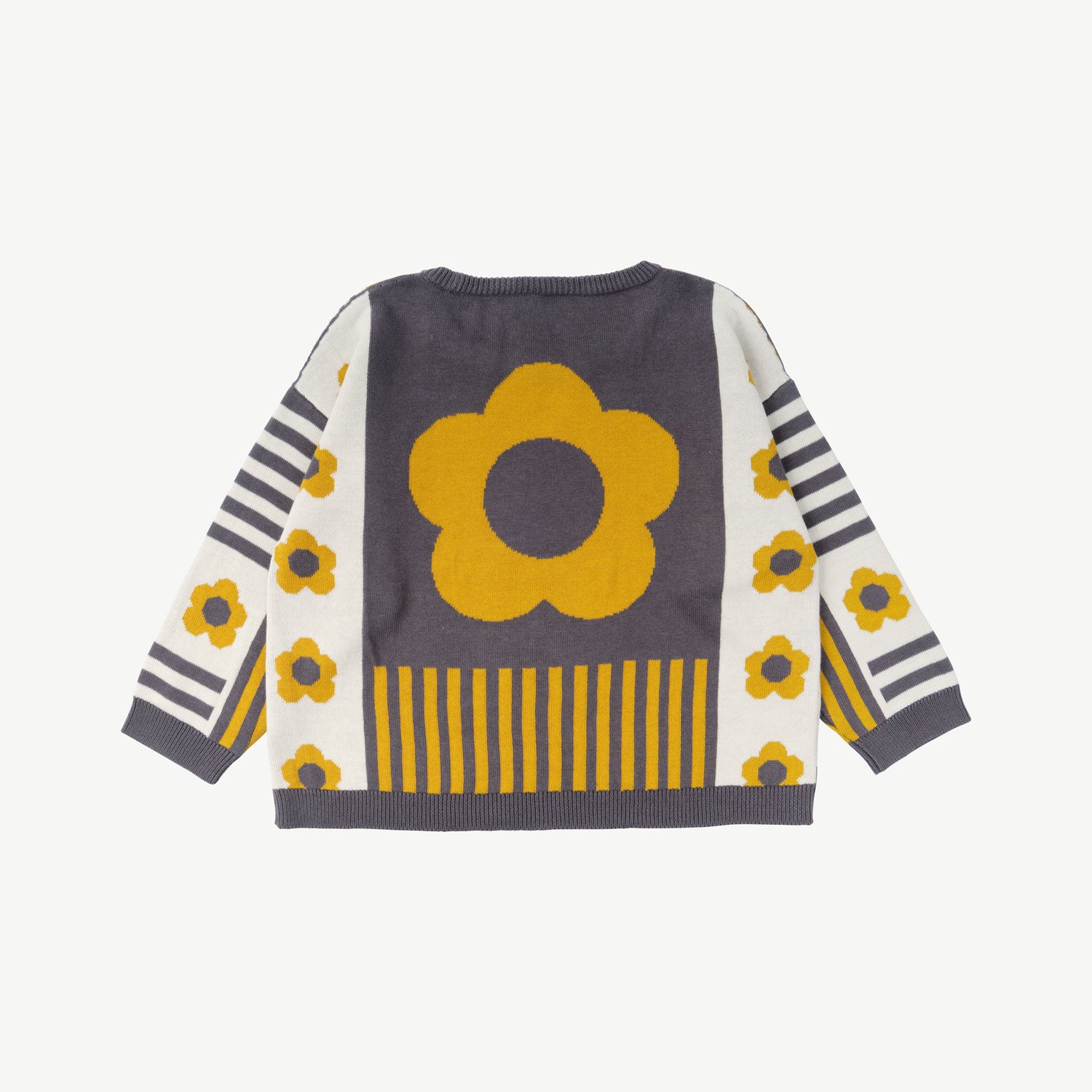 Chompa tejida 'steady yak' multi charcoal gray