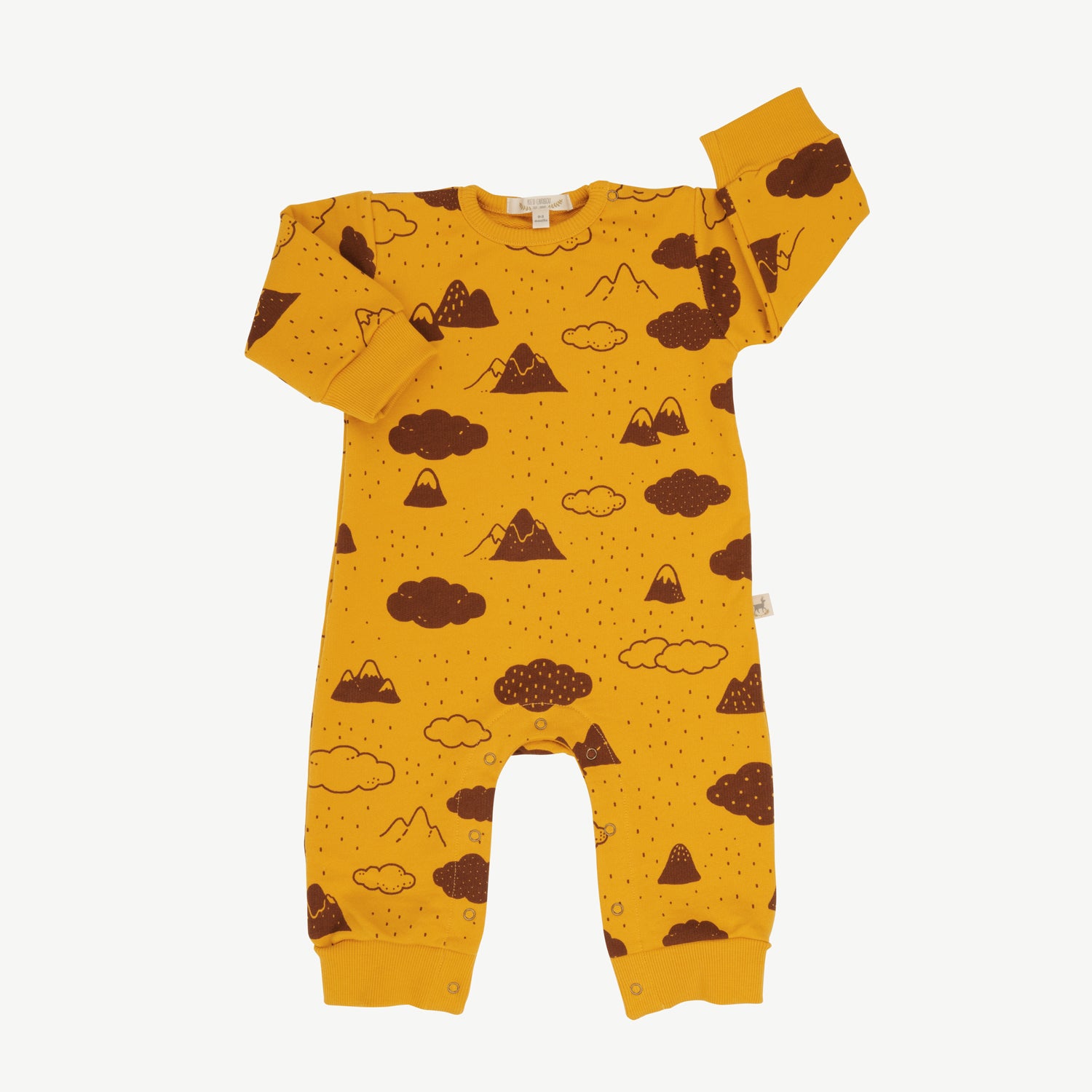 Enterizo 'amongst the clouds' golden spice