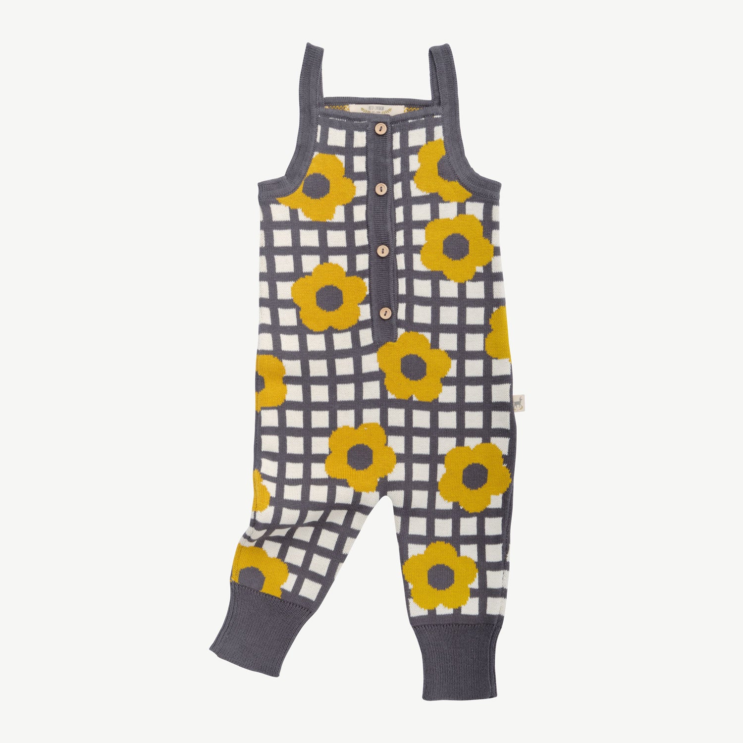 Jumper tejido 'winter flora' multi charcoal gray