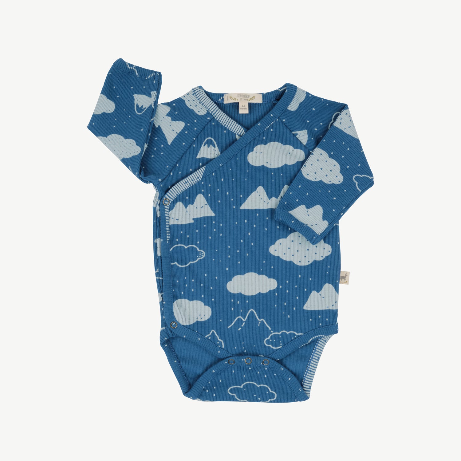 Body rib 'amongst the clouds' dark blue