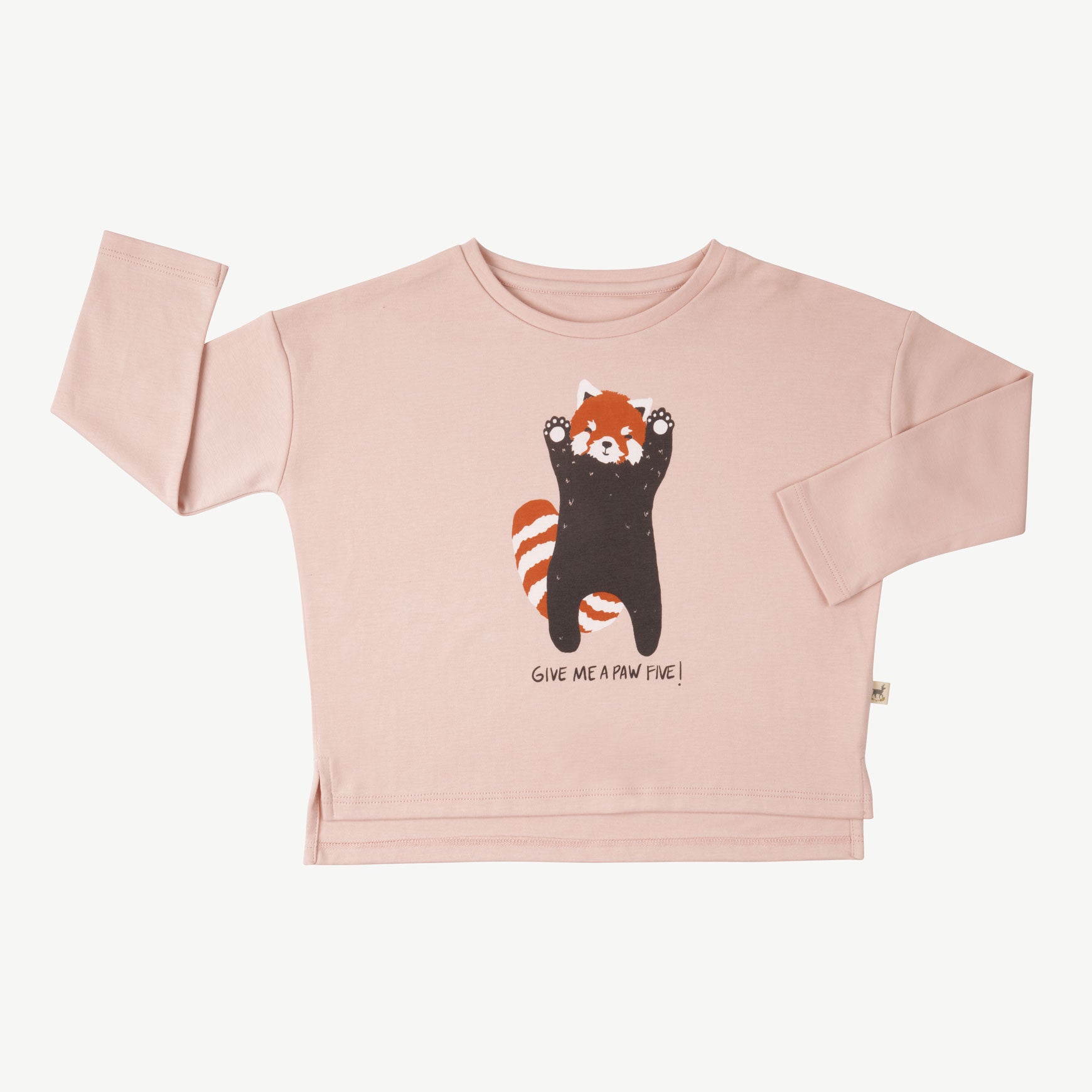 Polo Oversized 'give me a paw five' peach whip