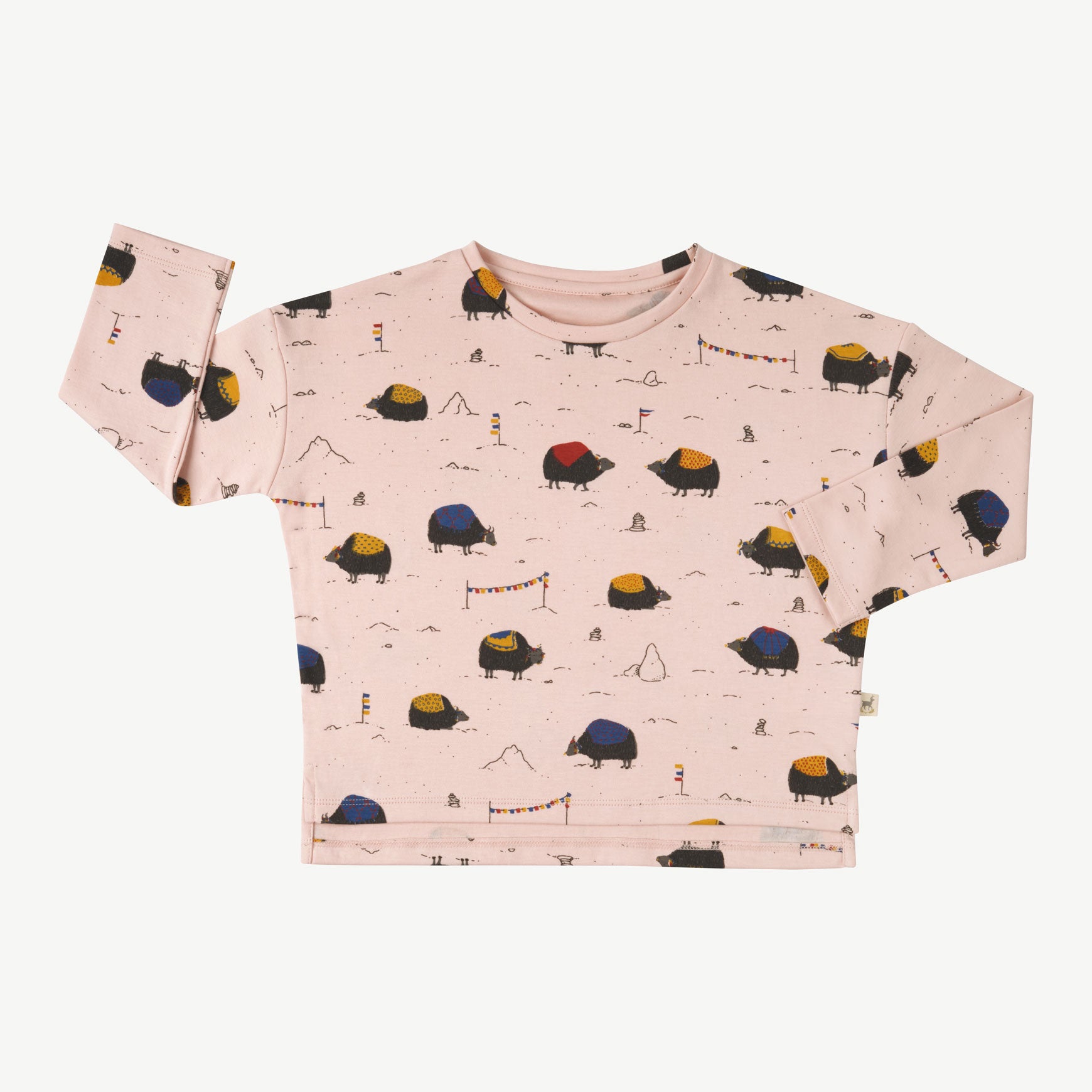 Polo Oversized 'yak's journey' peach whip