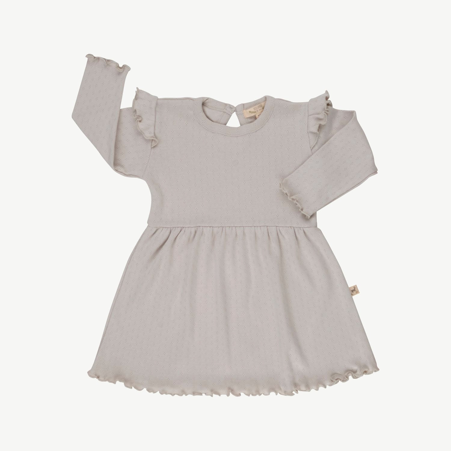 Vestido Pointelle - Pointelle - Lunar Rock