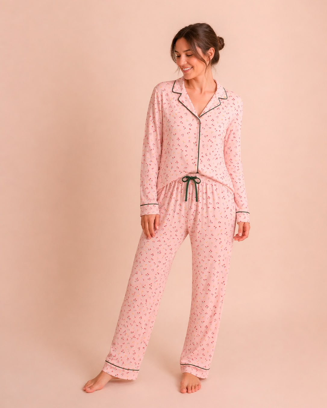 Pijama Camisero Largo - Lily Fields - Lotus