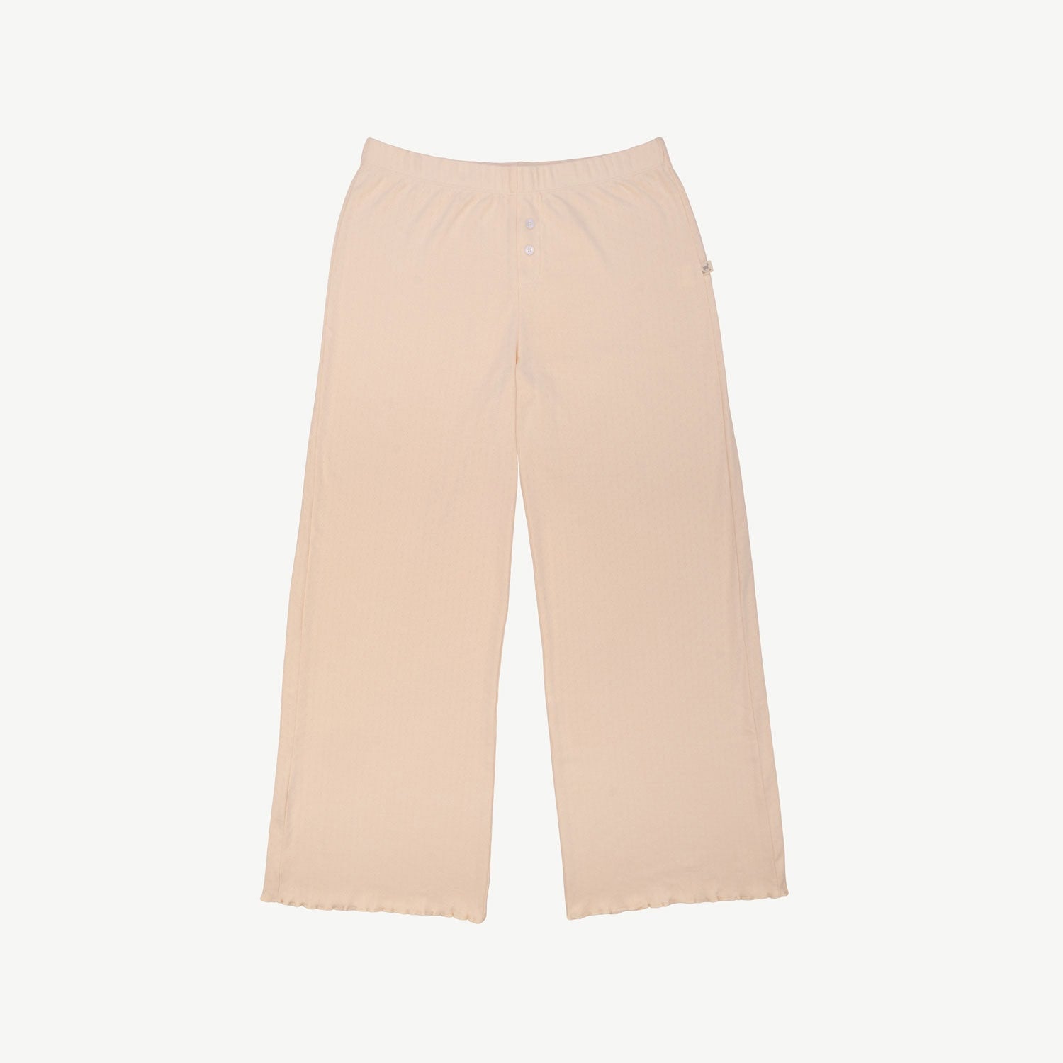 Pijama Pointelle Manga Larga - Sol - Pink Tint