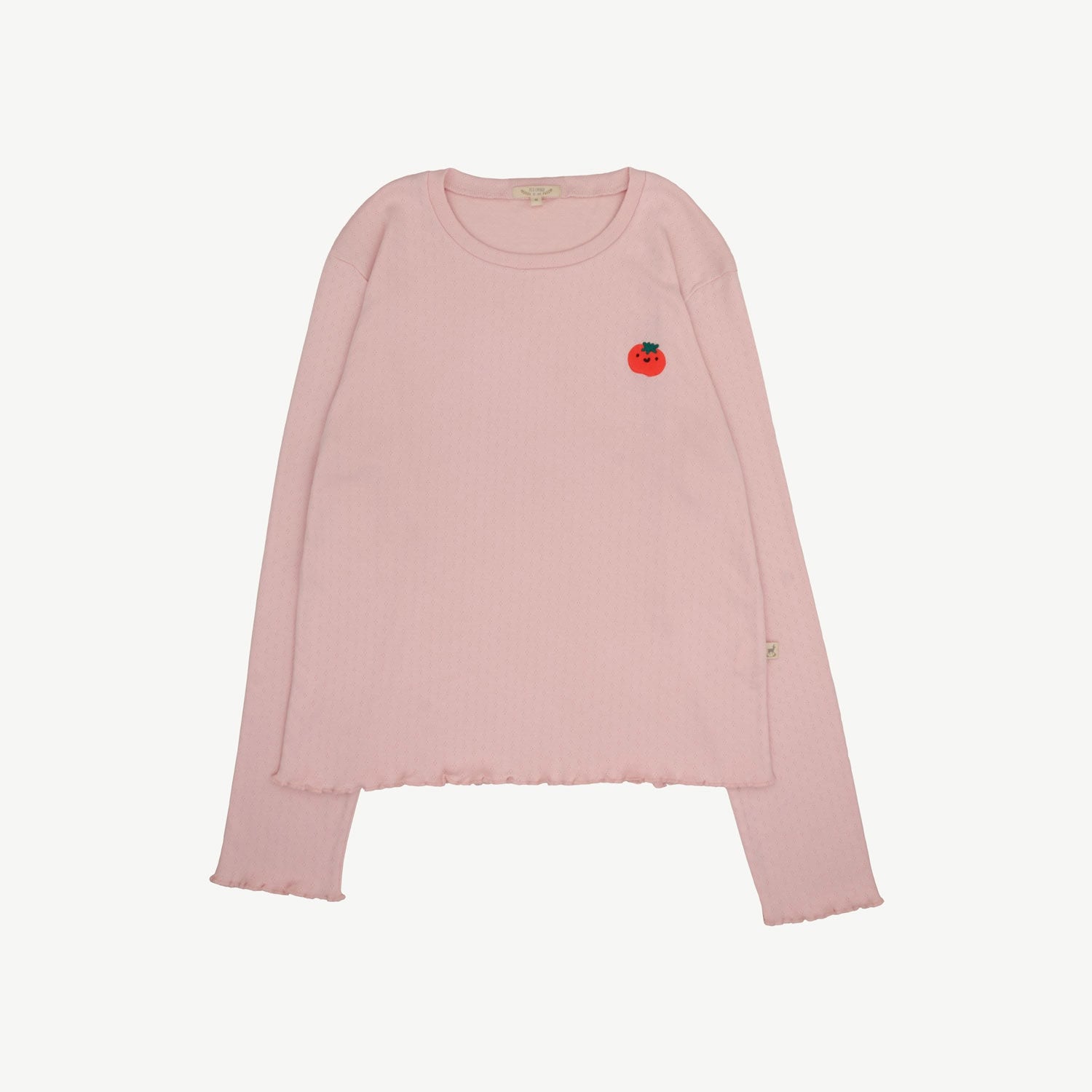 Pijama Pointelle Manga Larga - Tomate - Lotus