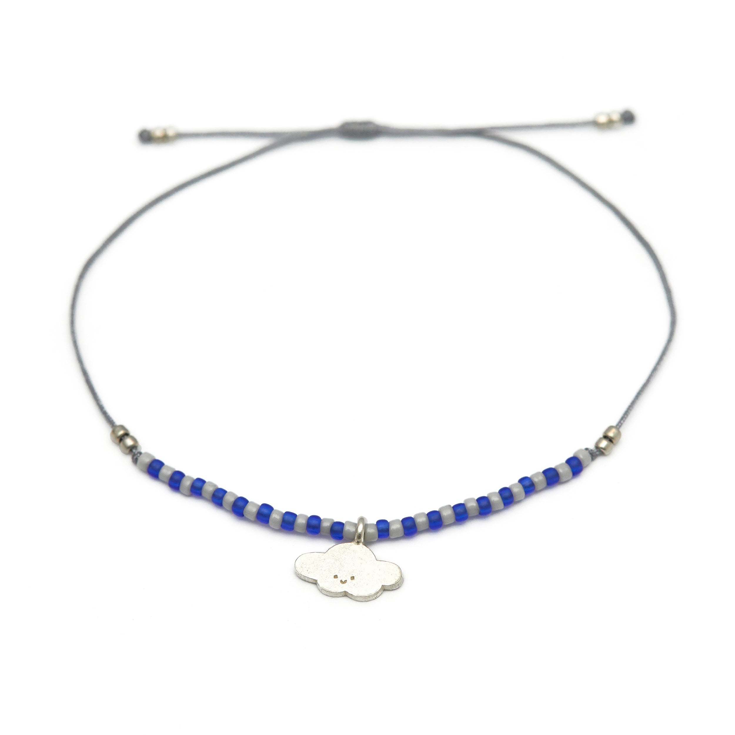 Pulsera Dije Nube Y Mostacillas