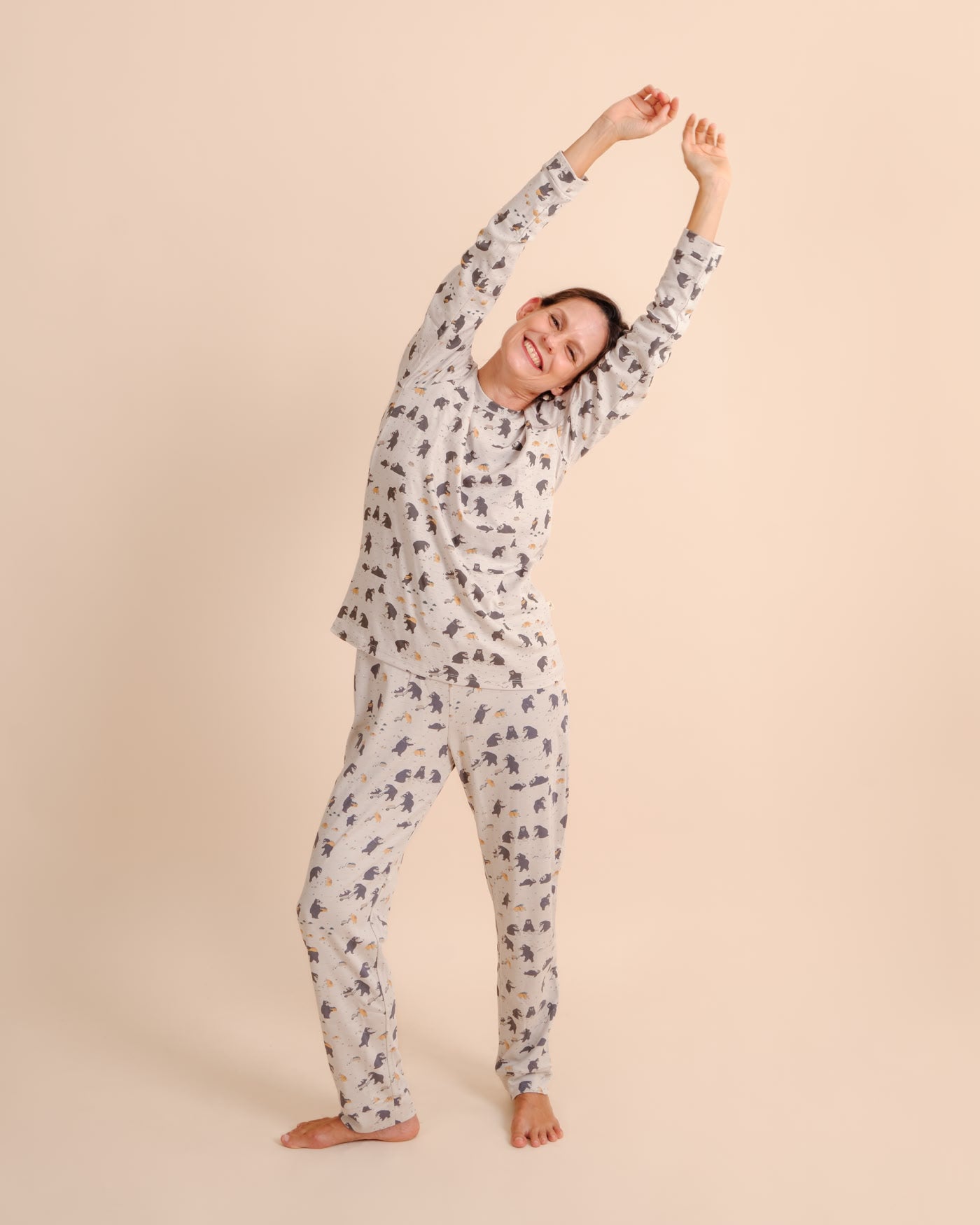 Pijama Esencial  Largo - Bear Land - Lunar Rock