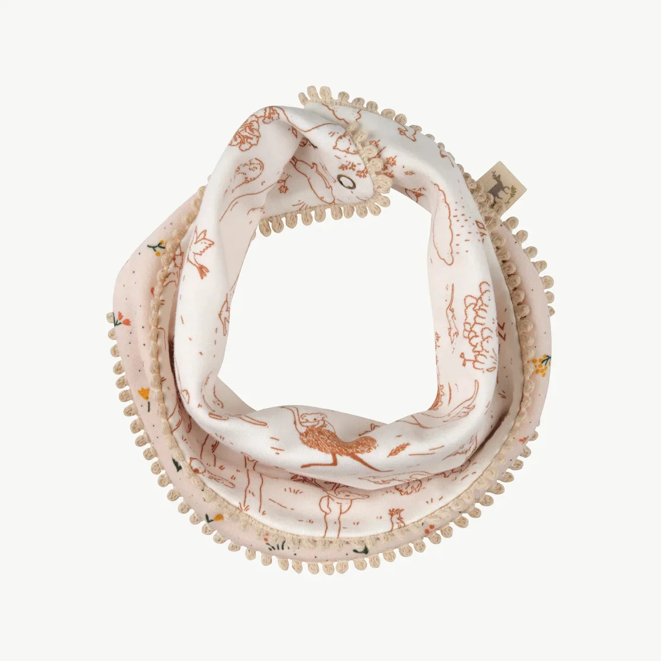 Baby Reversible Bandana - Organic Pima Cotton