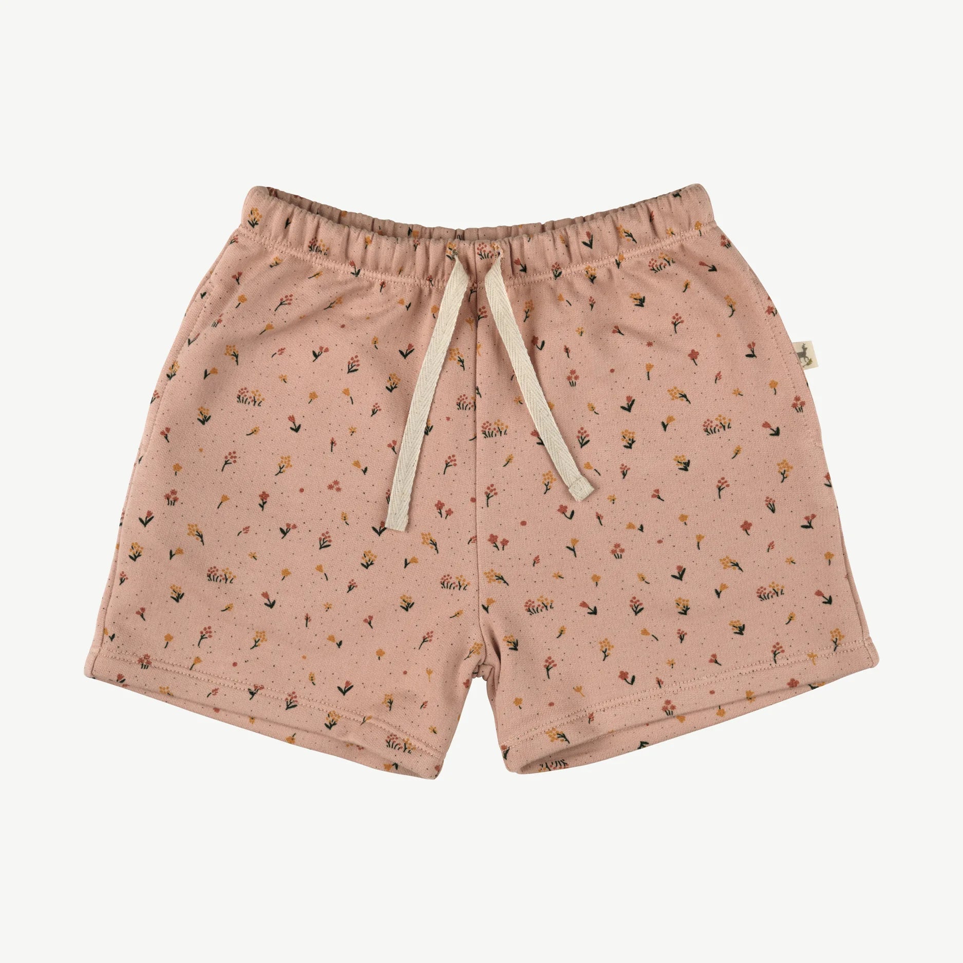 Shorts Rosa Caoba - Flores Silvestres