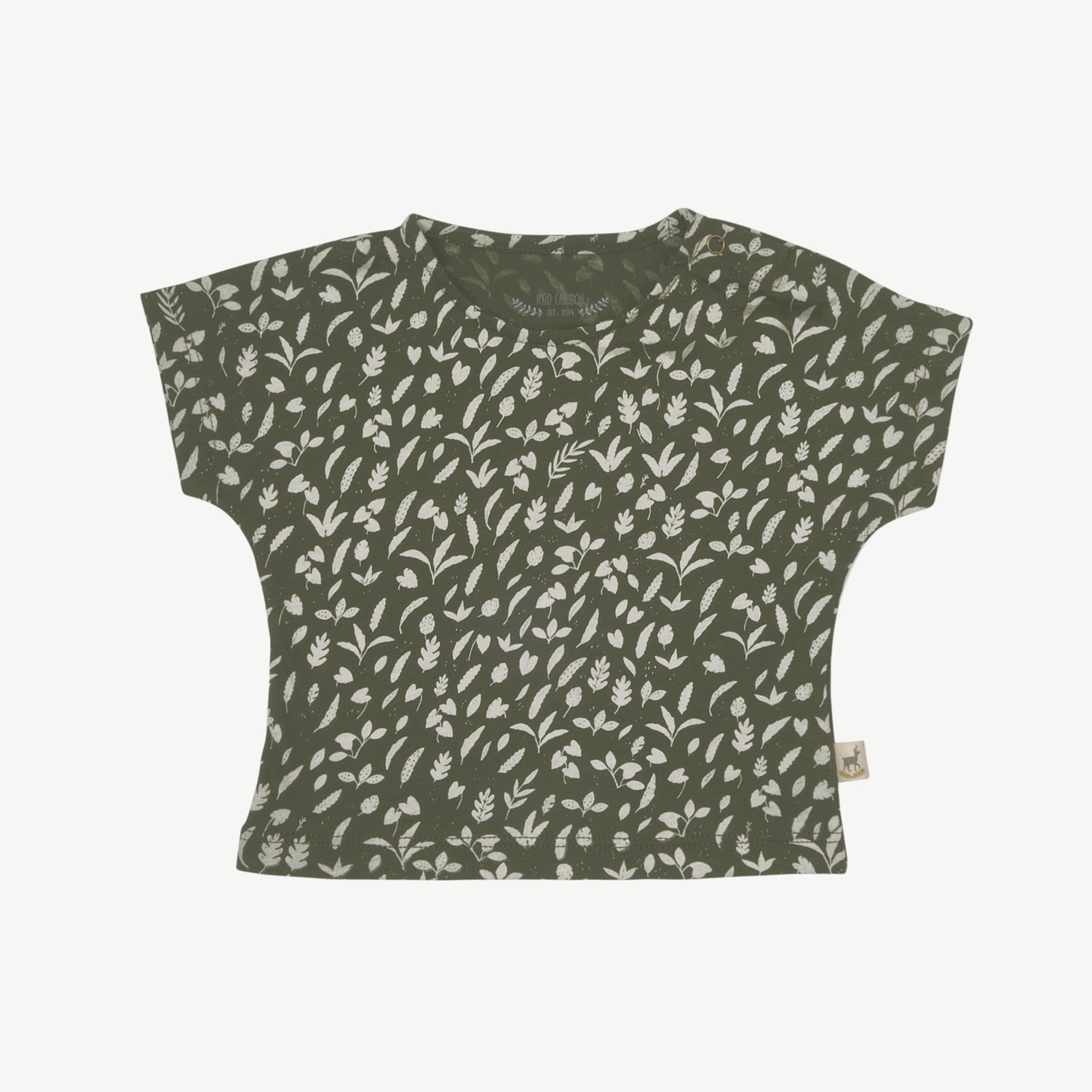 'rainforest foliage' chive t-shirt