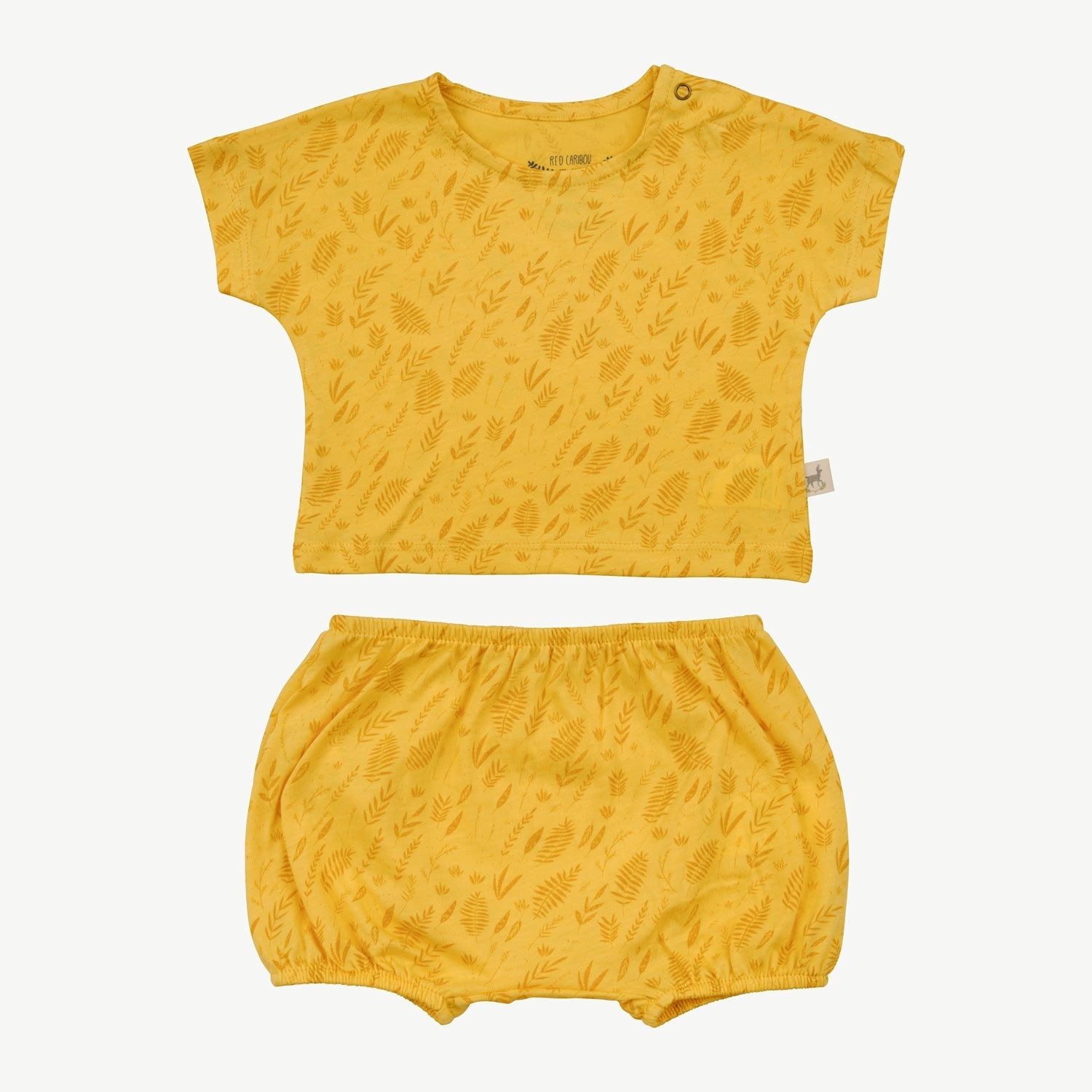Set Polo Manga Corta + Bloomers - Foliage