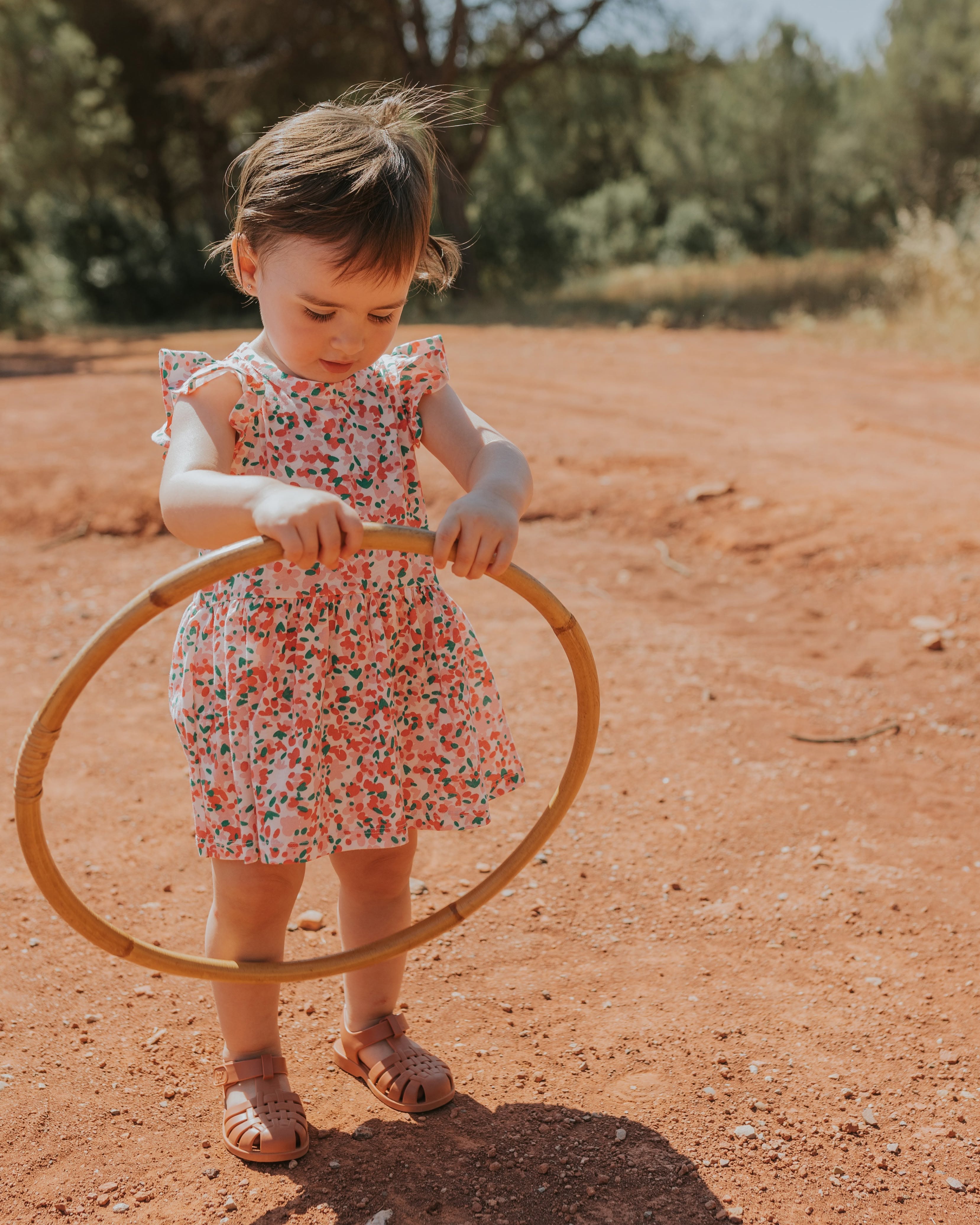 Body Vestido - Flores - Crema