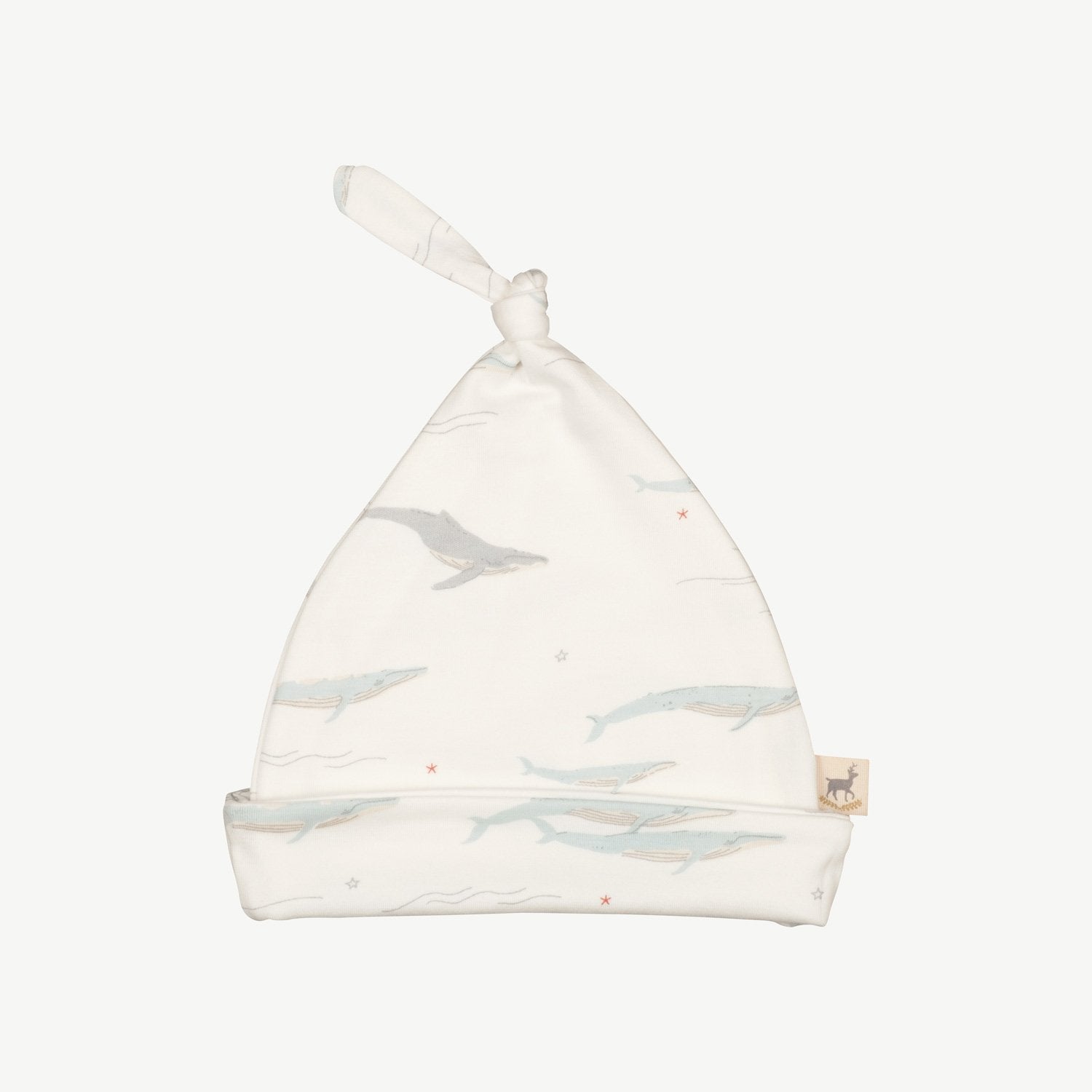 Gorro 'passing whales' eco white