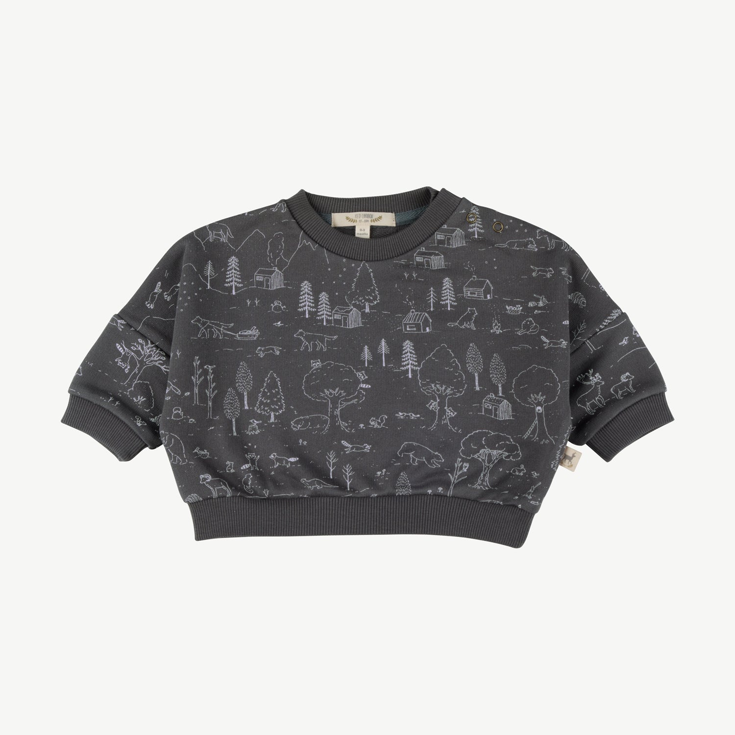 Sweatshirt 'the story' dark shadow