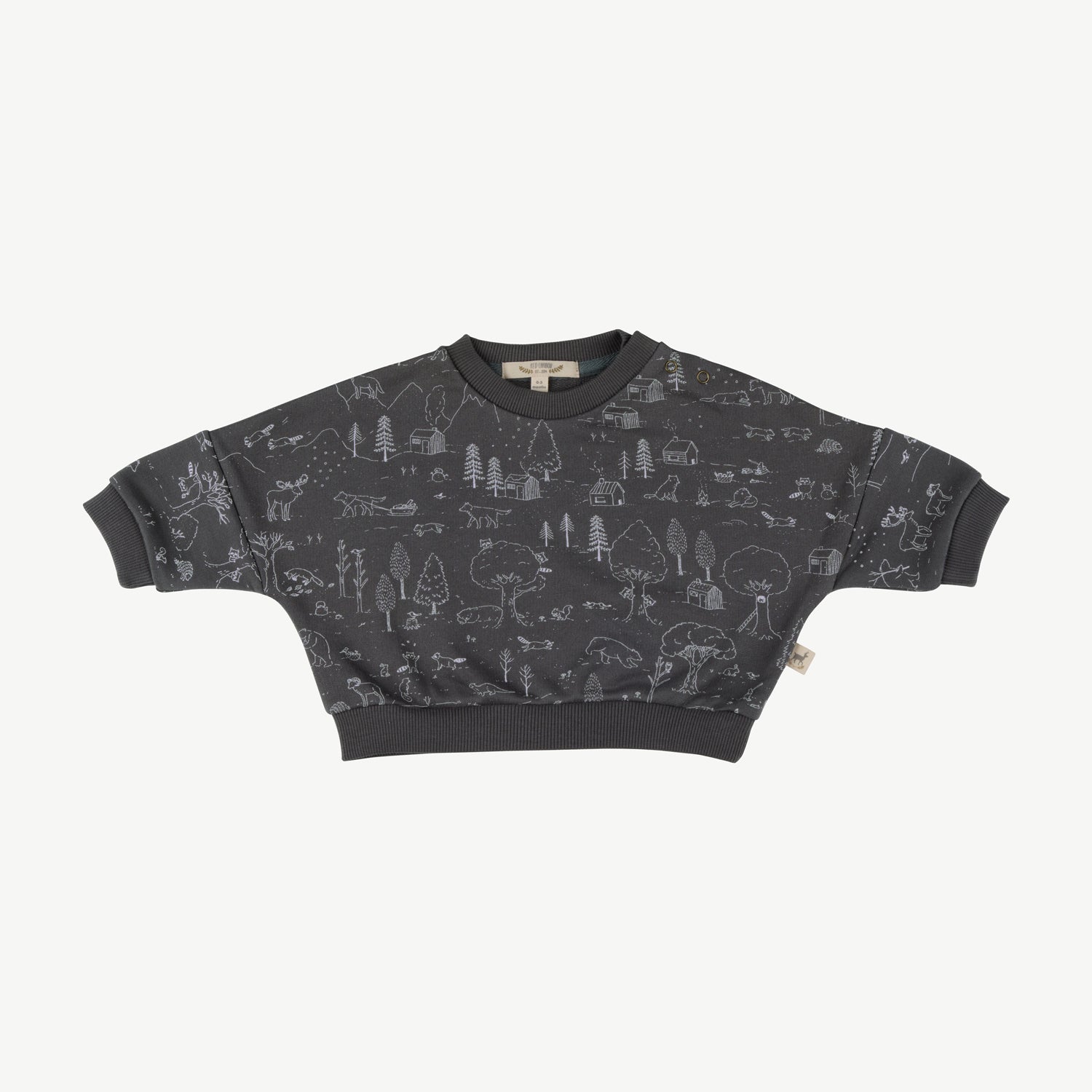 Sweatshirt 'the story' dark shadow