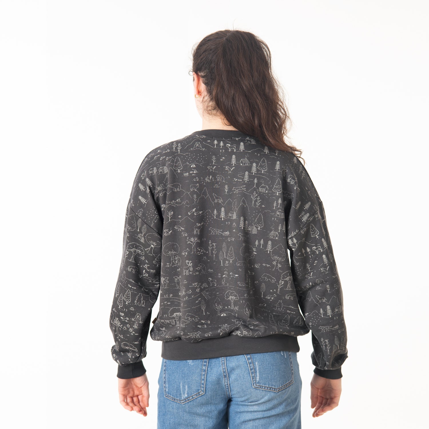 Sweatshirt 'the story' dark shadow