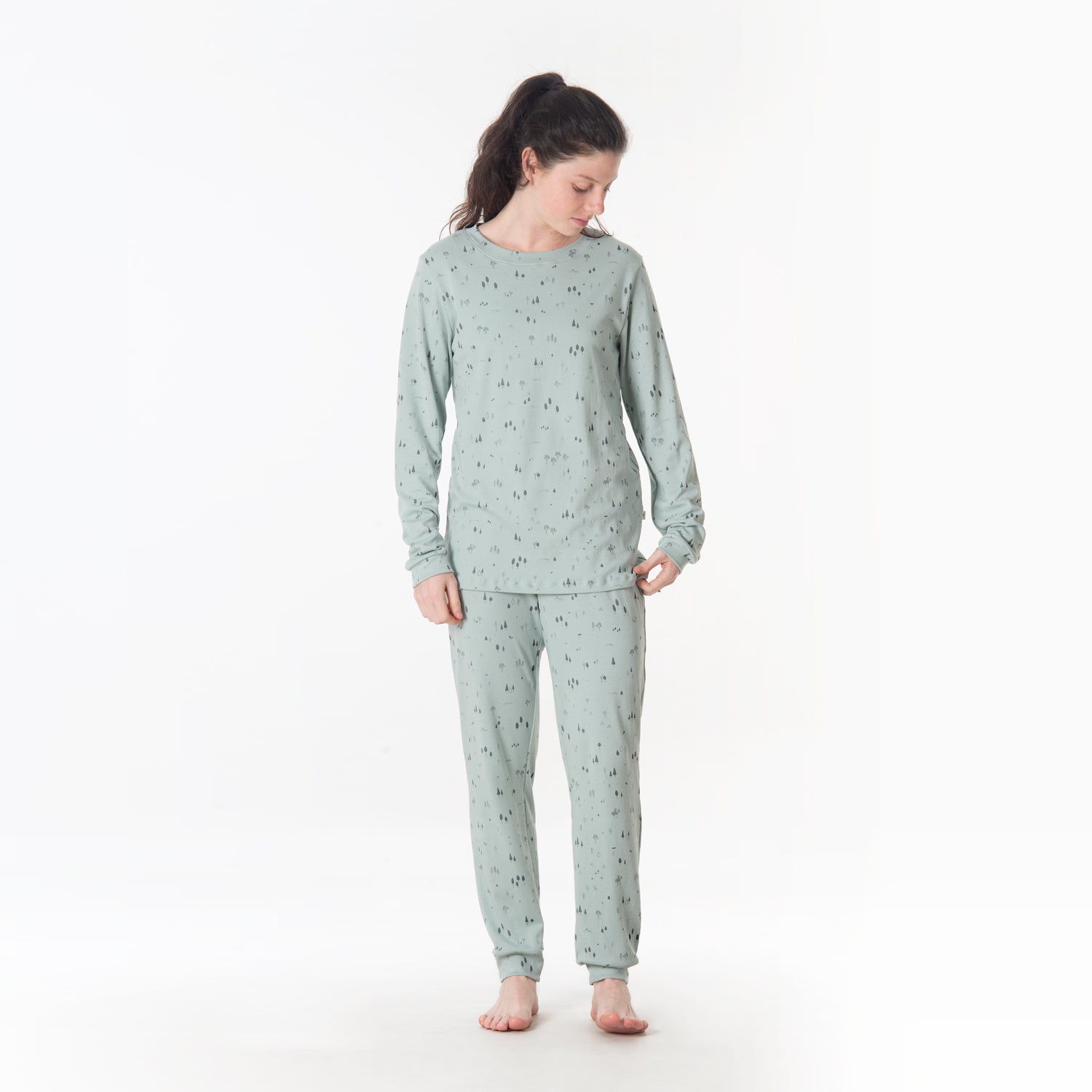 Pijama 'the woods' gray mist