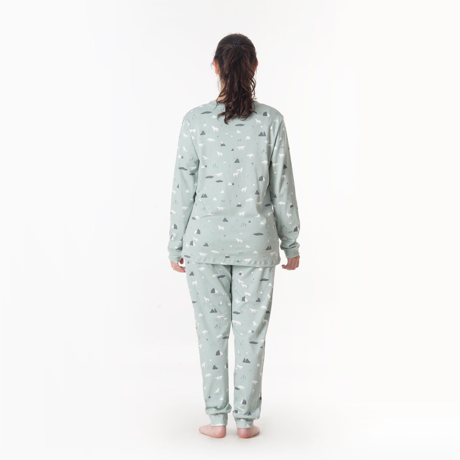 Pijama 'guardian wolves' gray mist