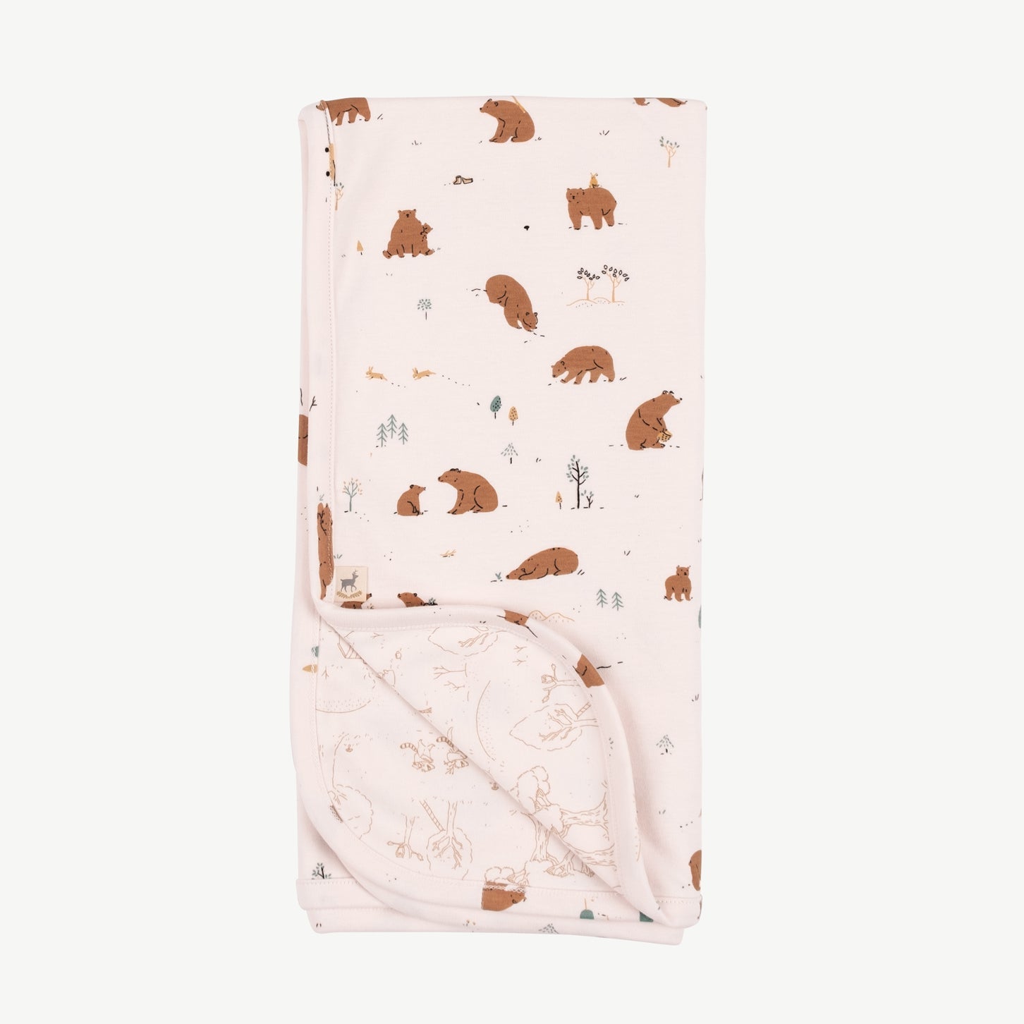 Manta reversible 'forester bears' pearl