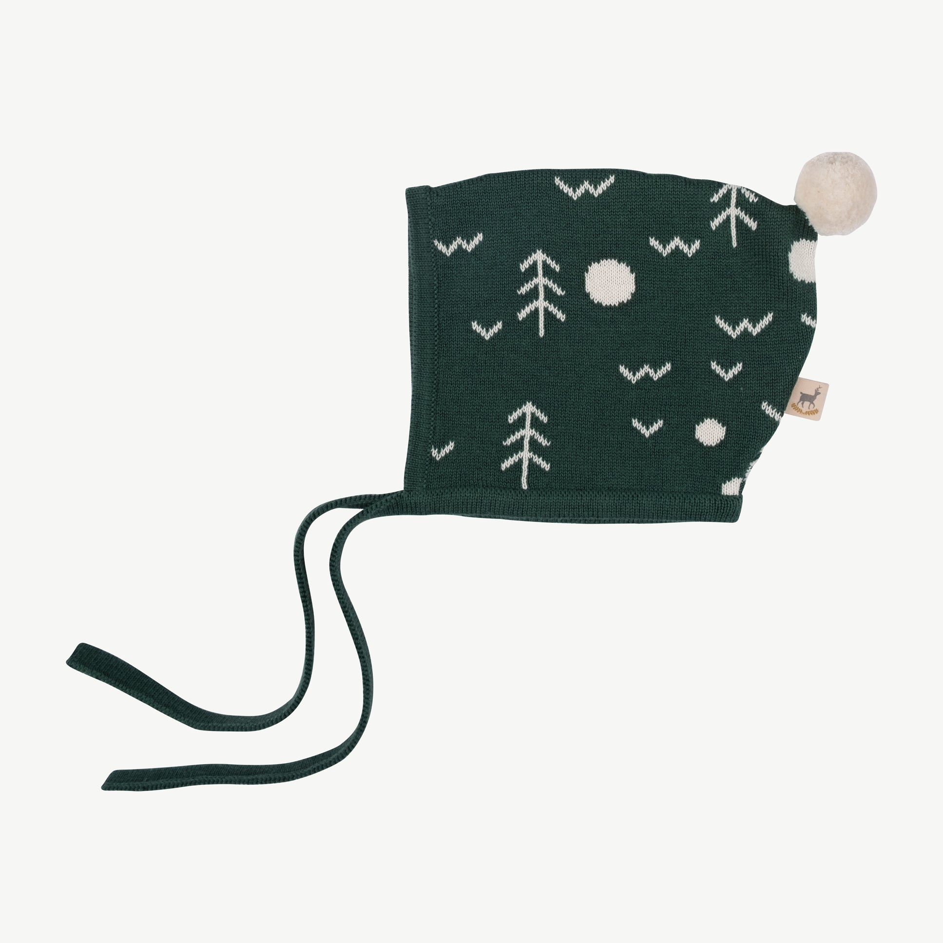 Gorro tejido 'the woods' forest green