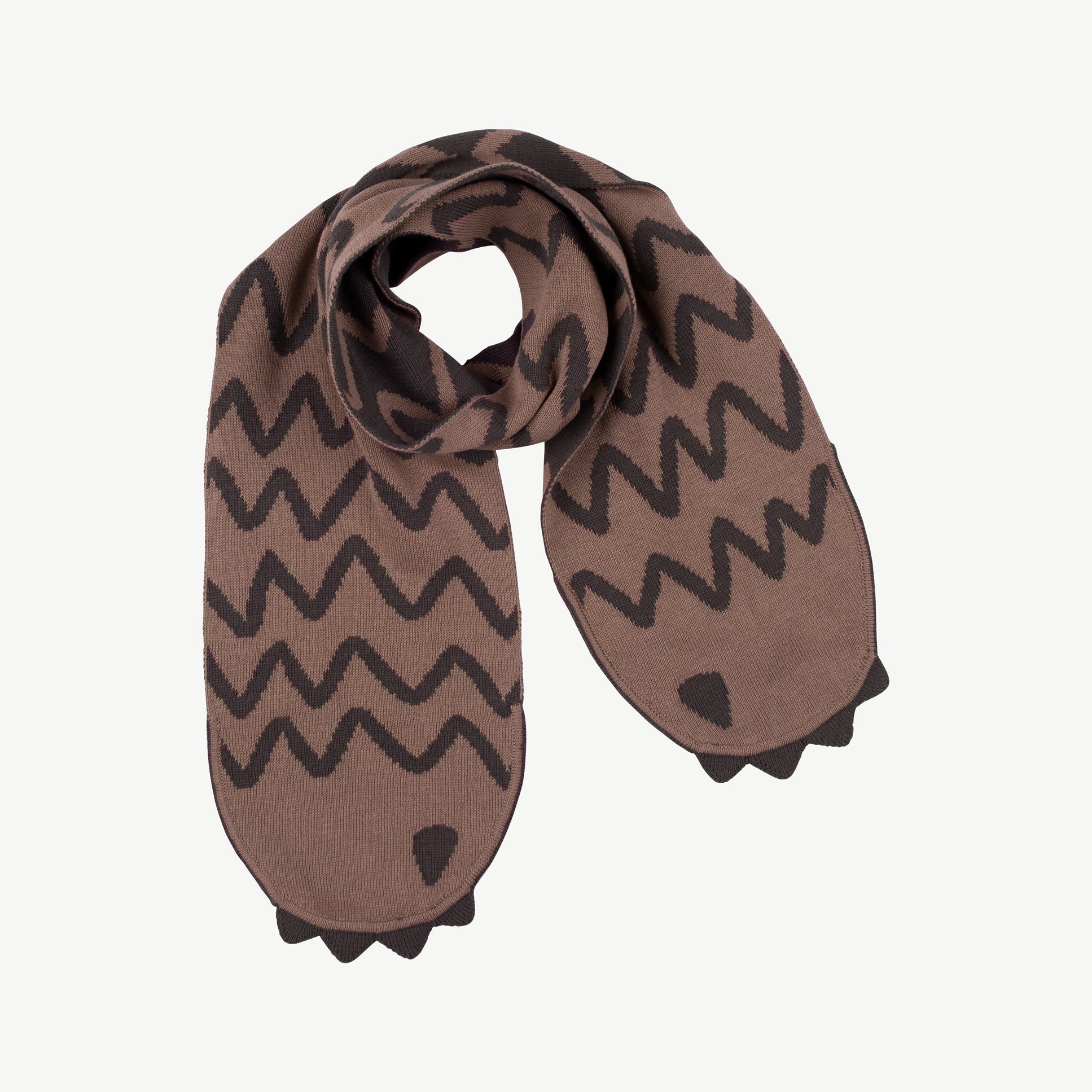 Bufanda tejida 'forest keeper' light taupe