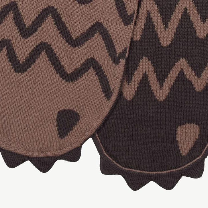 Bufanda tejida 'forest keeper' light taupe