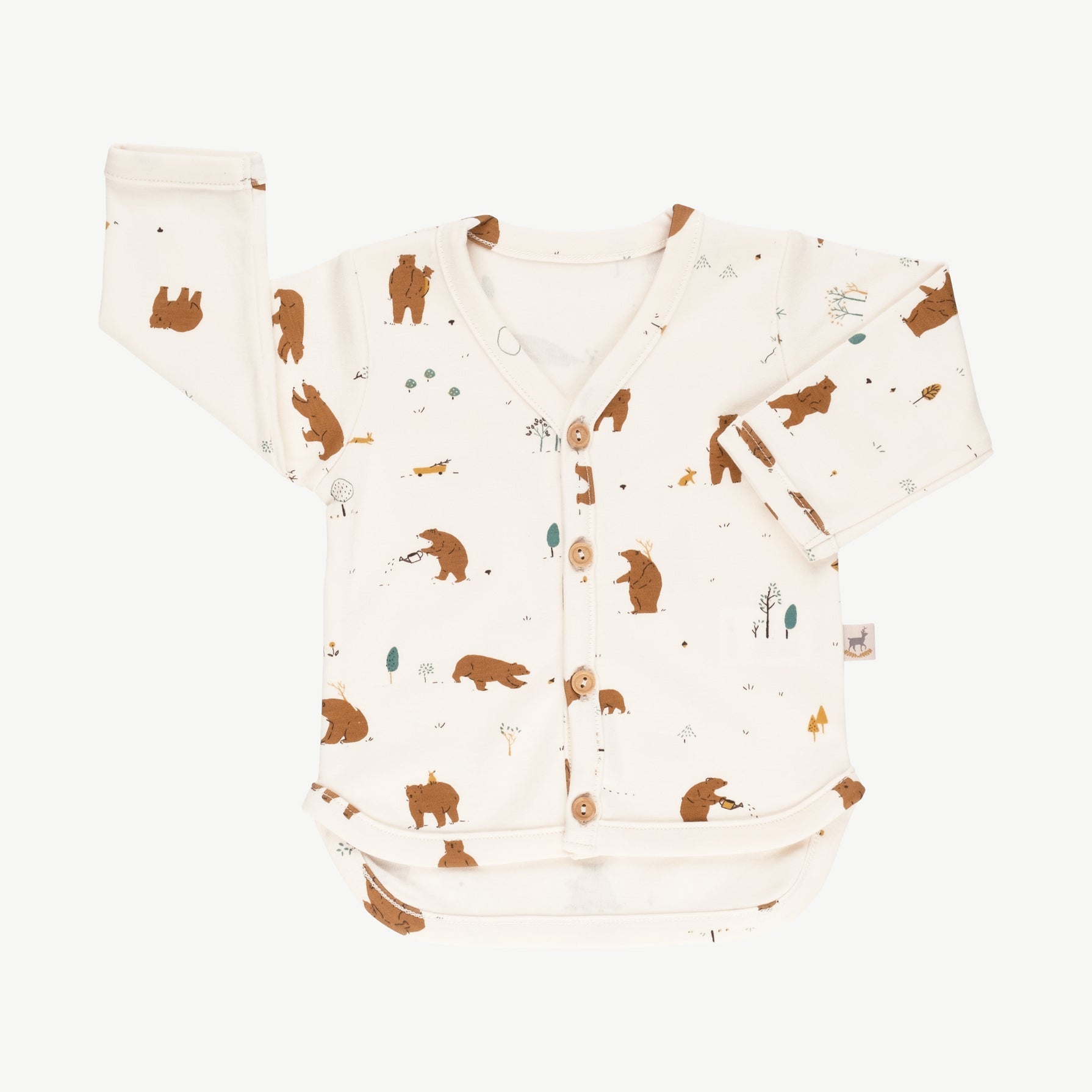 Cardigan 'forester bears' sea salt