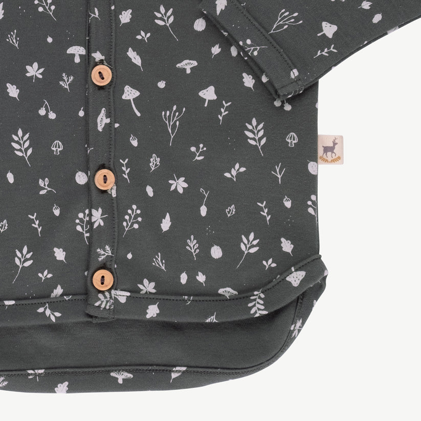 Cardigan 'woodland flora' dark shadow