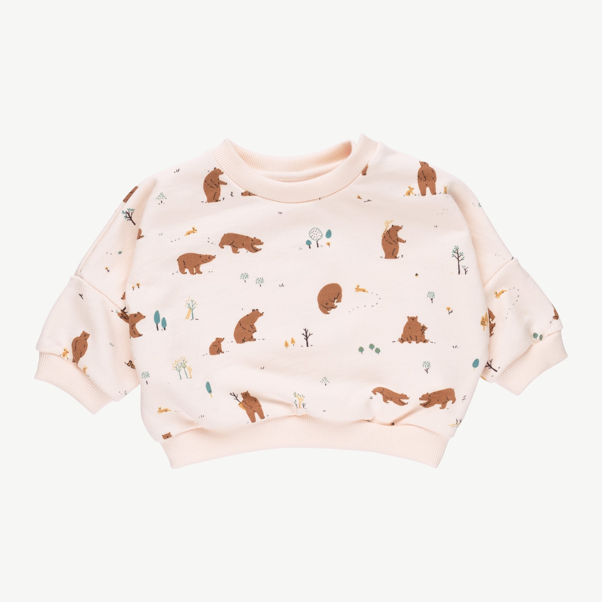 Sweatshirt 'forester bears' pearl