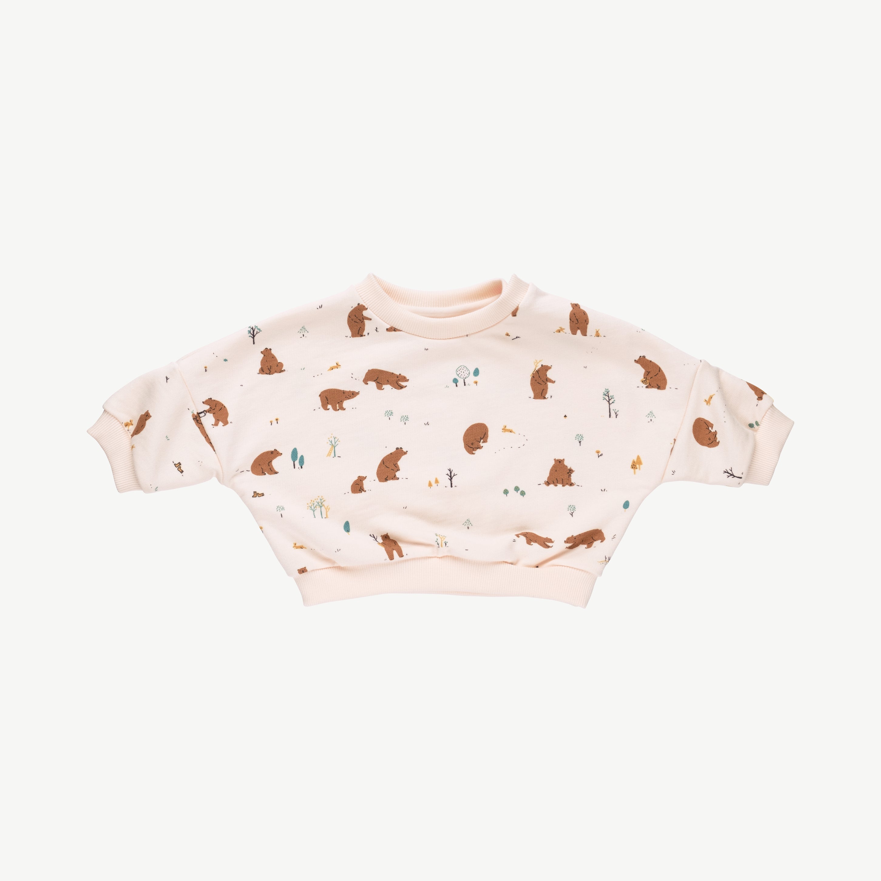 Sweatshirt 'forester bears' pearl