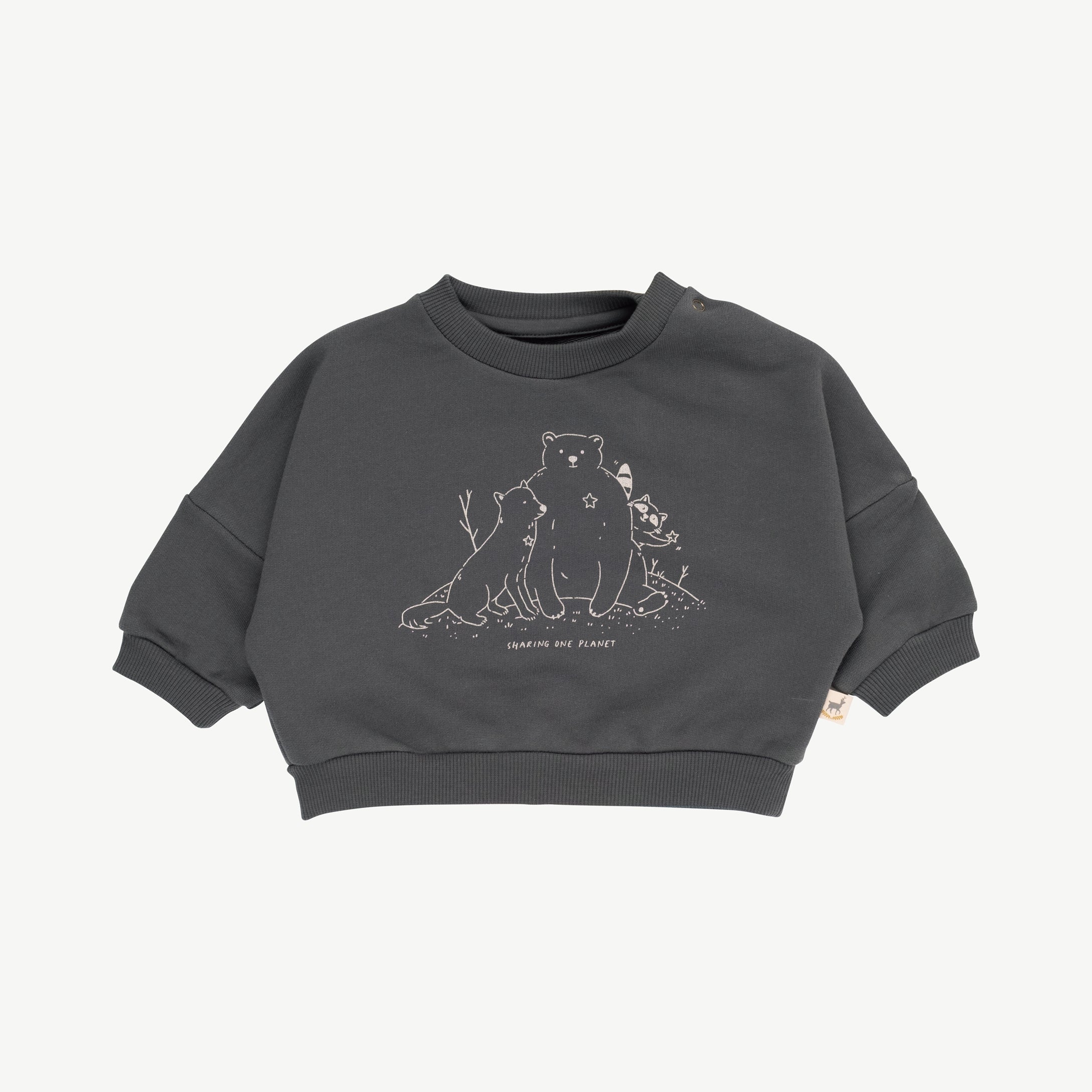 Sweatshirt 'furry rangers' dark shadow