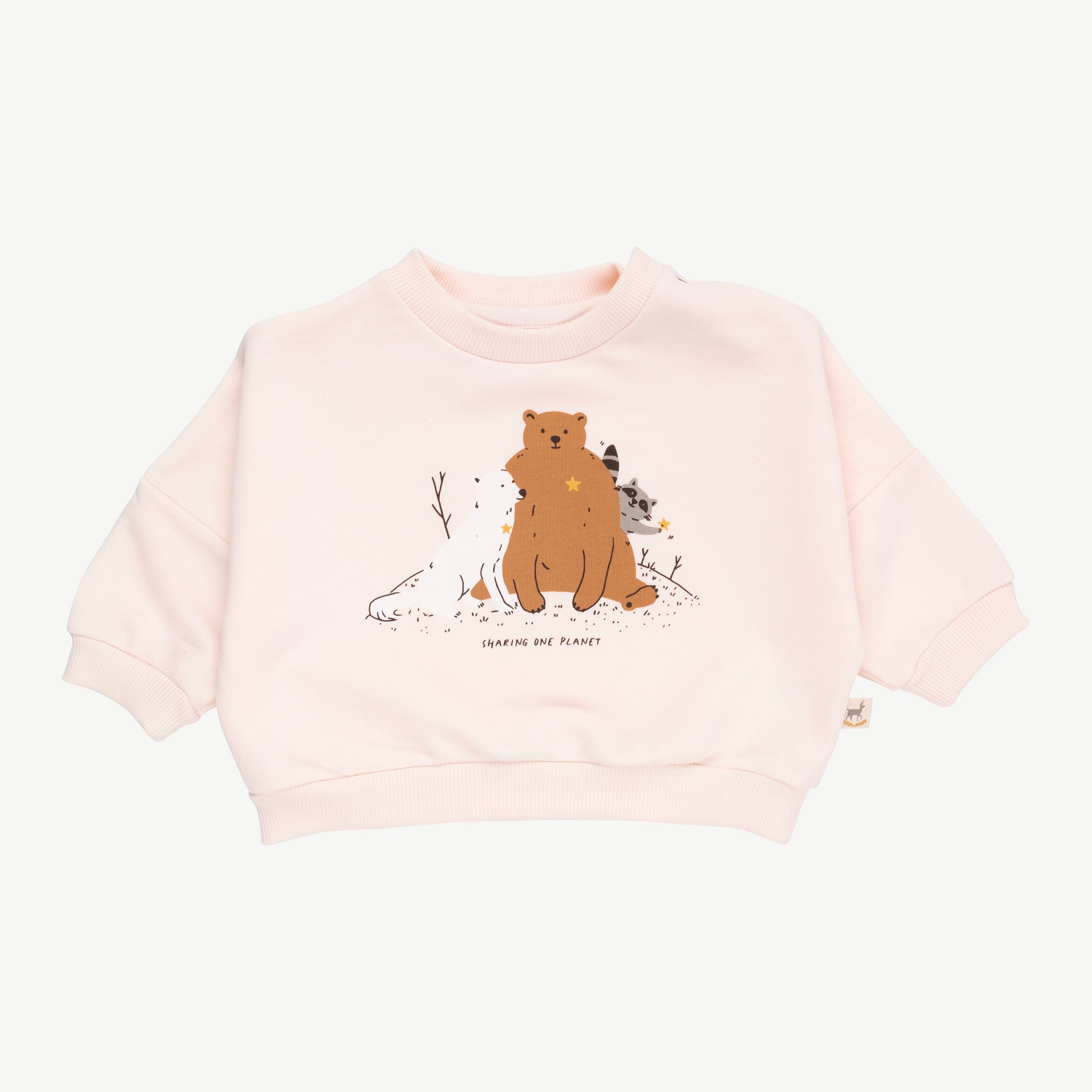 Sweatshirt 'furry rangers' pearl