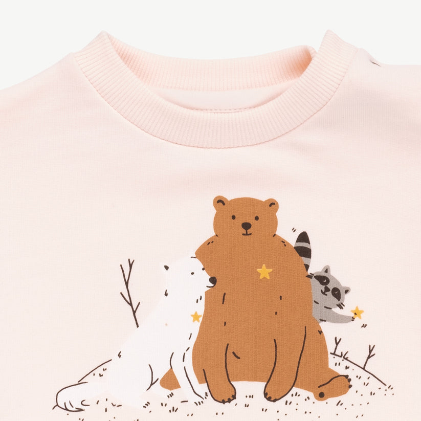 Sweatshirt 'furry rangers' pearl