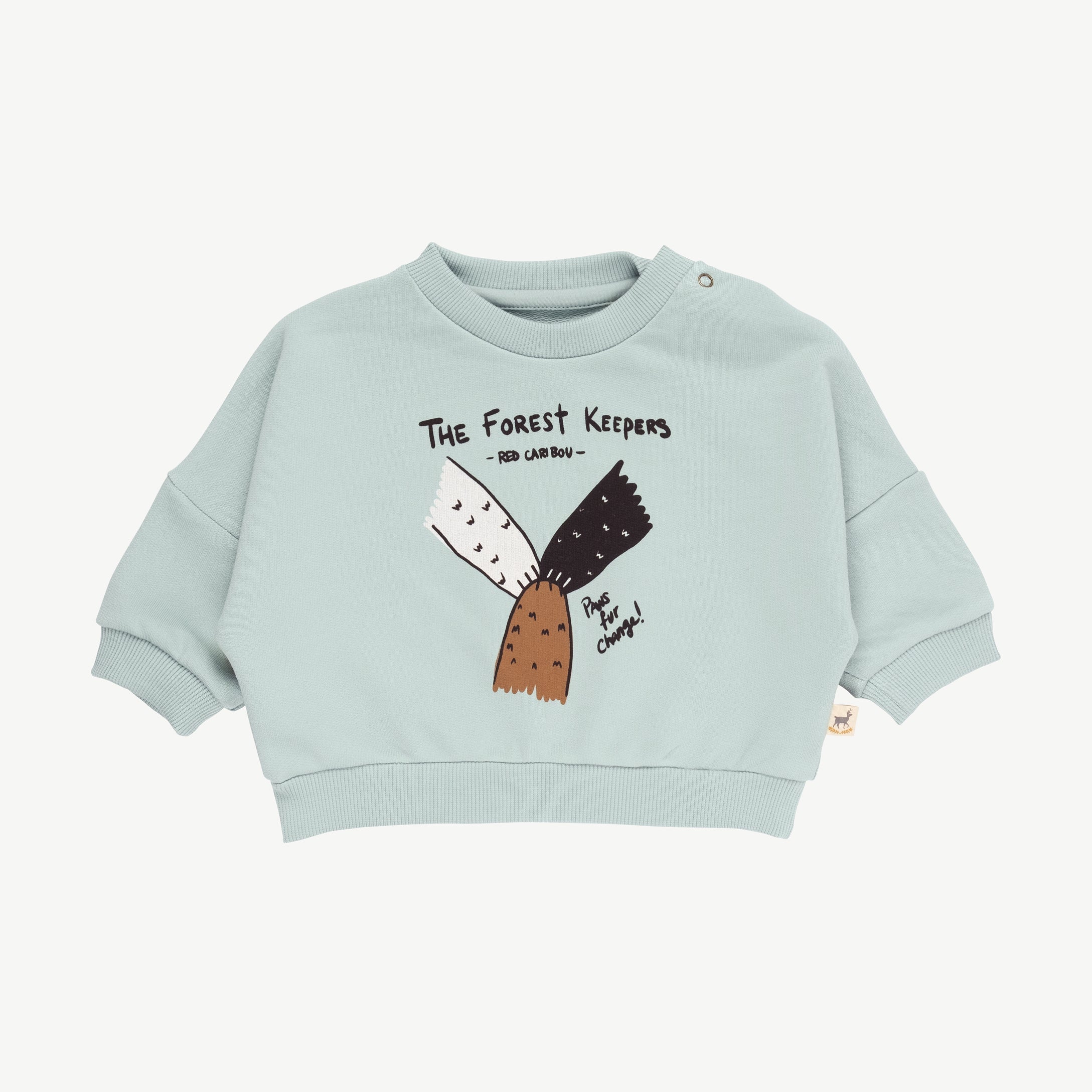 Sweatshirt 'the forest keepers' grey mist