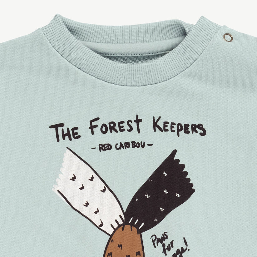 Sweatshirt 'the forest keepers' grey mist