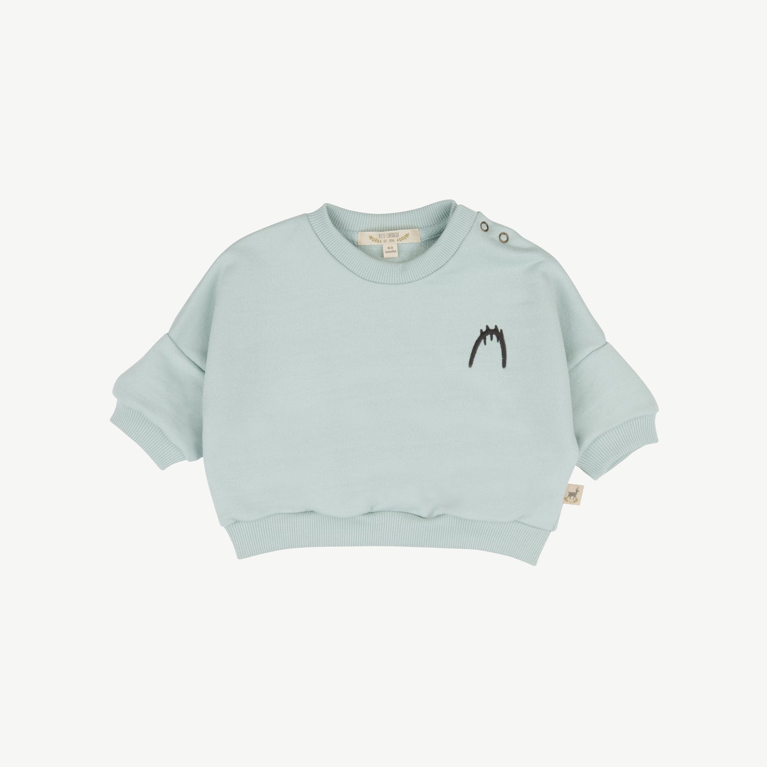 Sweatshirt 'tiny paw' gray mist