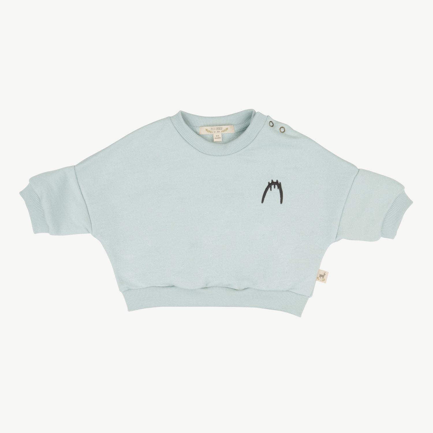 Sweatshirt 'tiny paw' gray mist