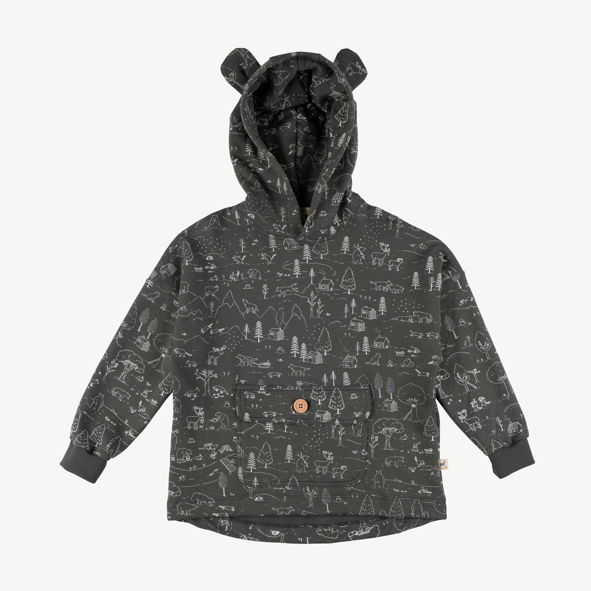 Sweatshirt con capucha 'the story' dark shadow